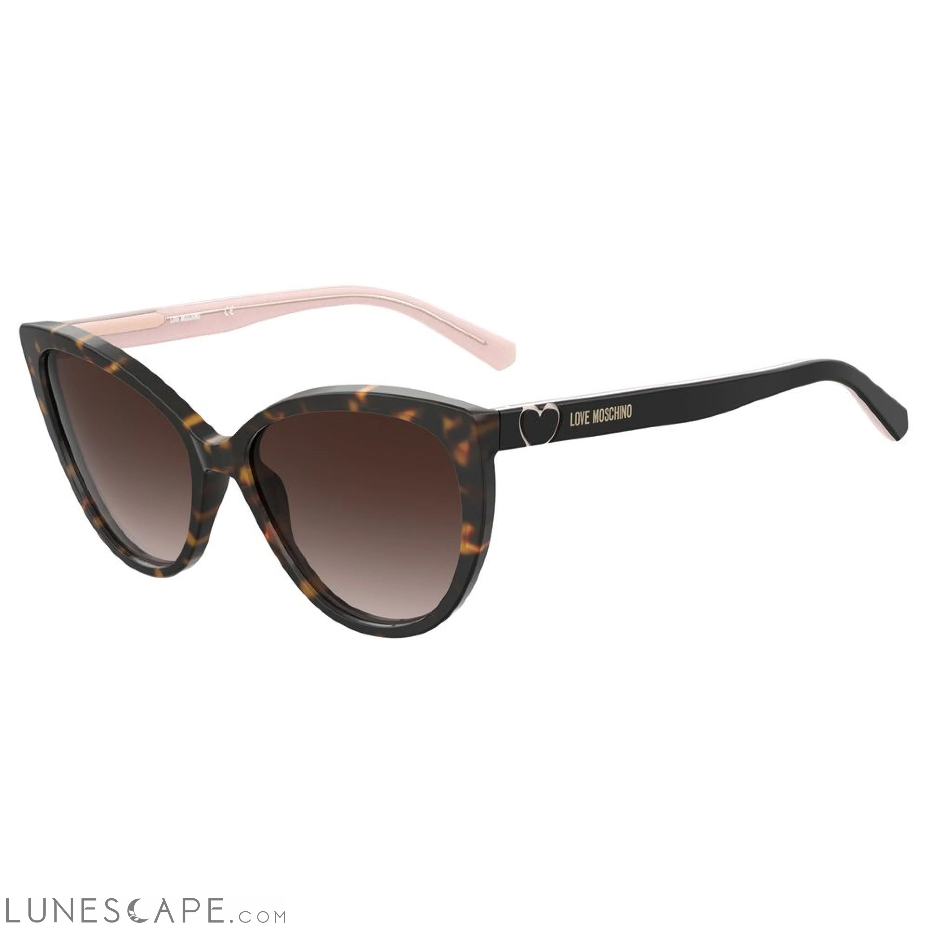 Love Moschino Brown Acetate Sunglasses LUNESCAPE