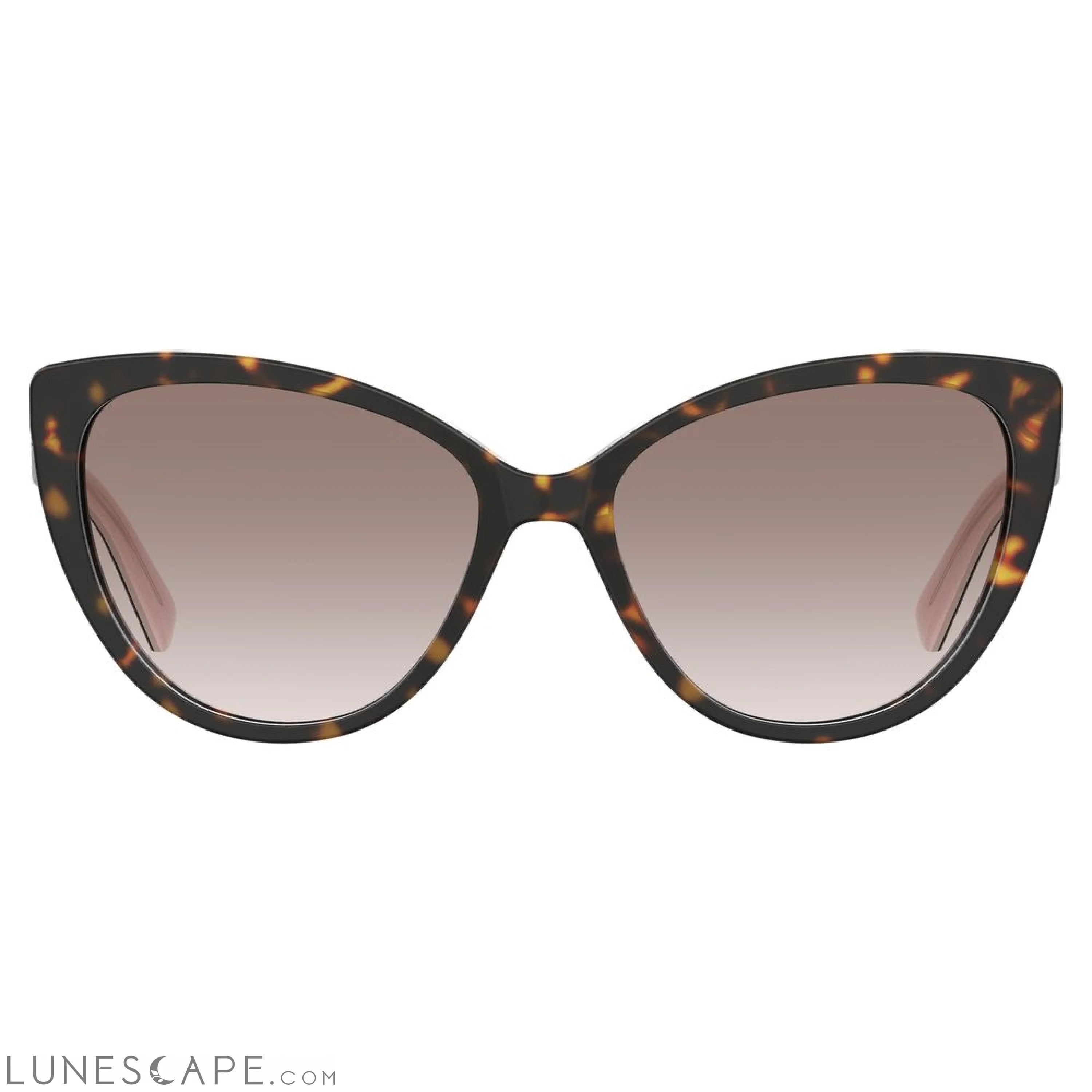 Love Moschino Brown Acetate Sunglasses LUNESCAPE