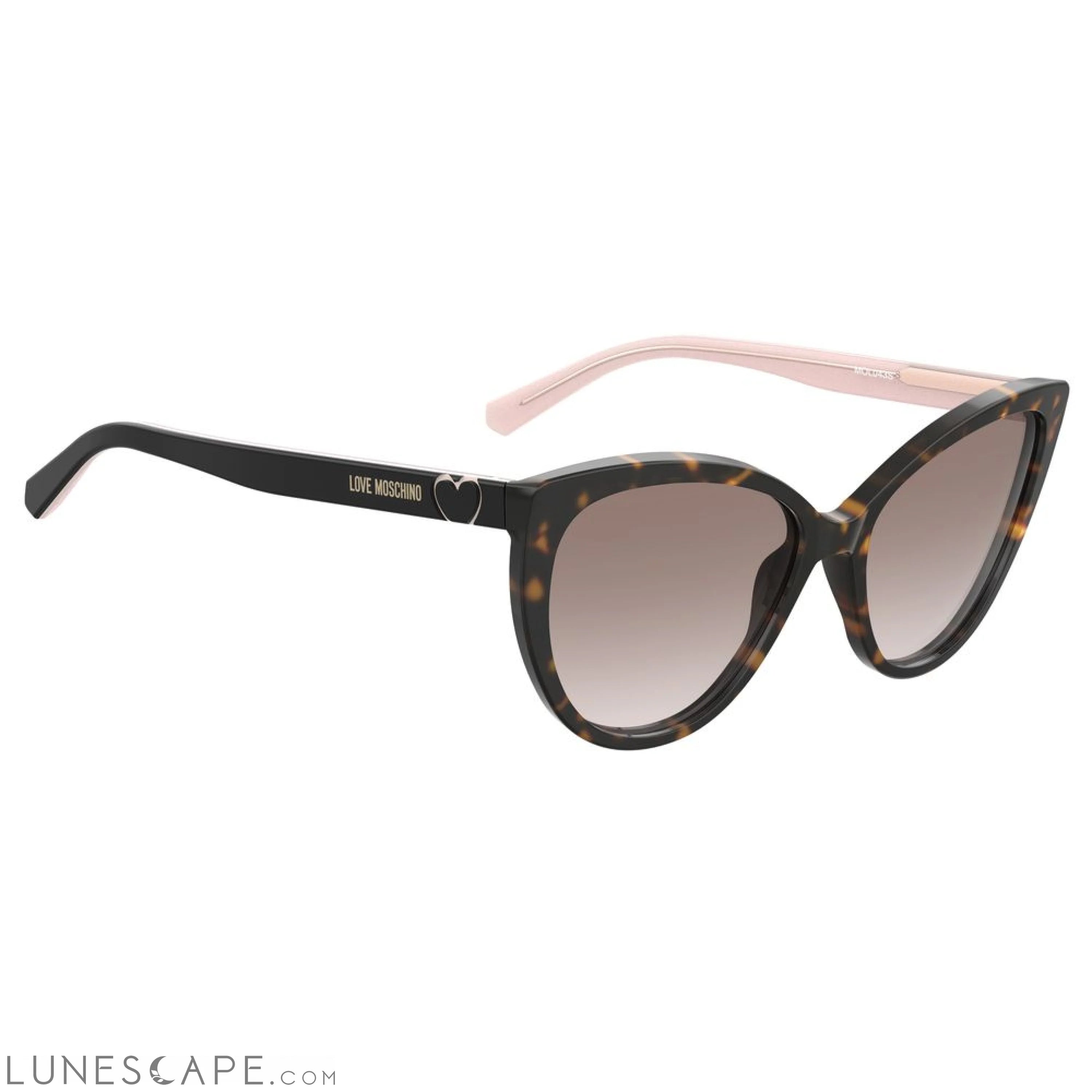 Love Moschino Brown Acetate Sunglasses LUNESCAPE