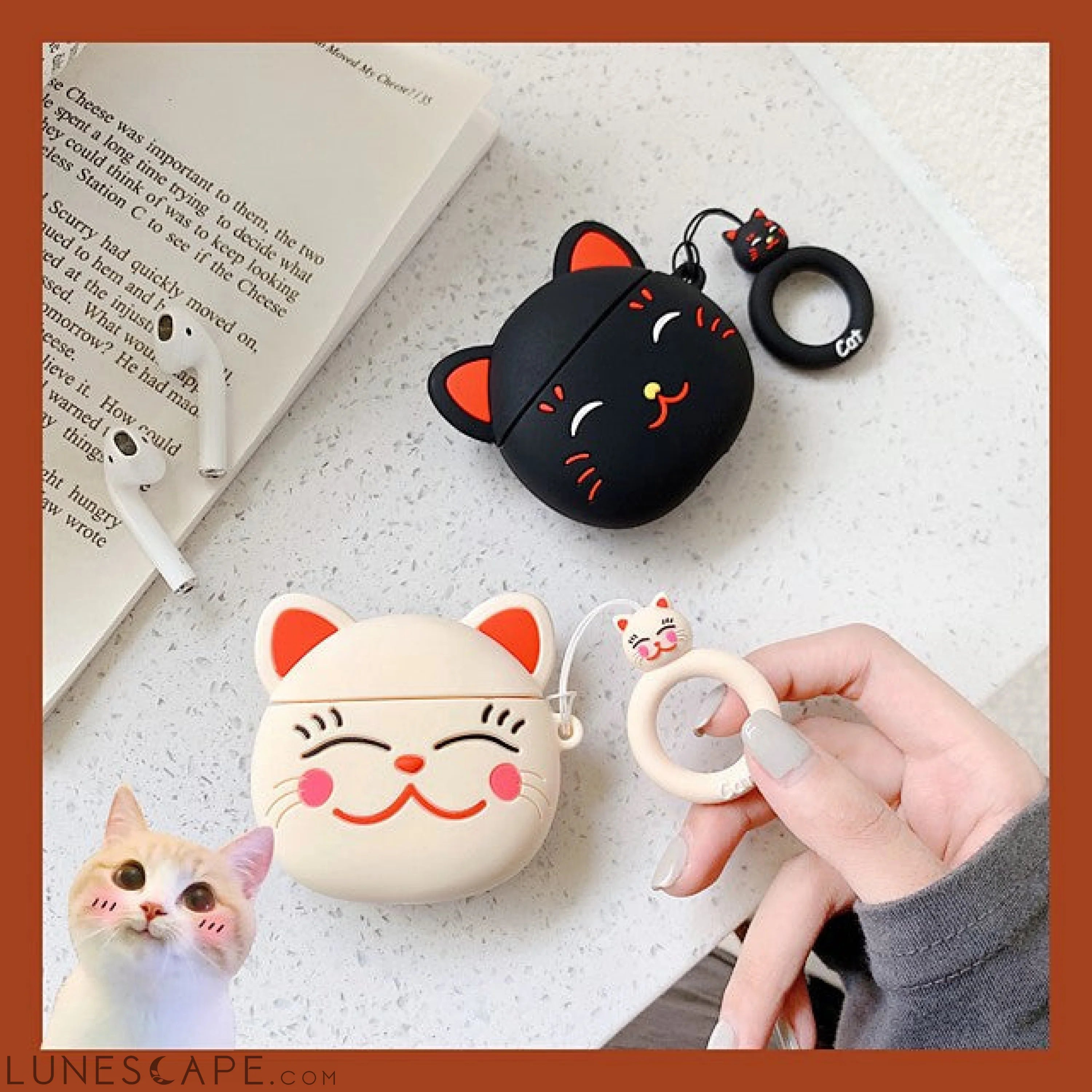 Lucky Cat AirPods Case AirPods Pro Case LUNESCAPE