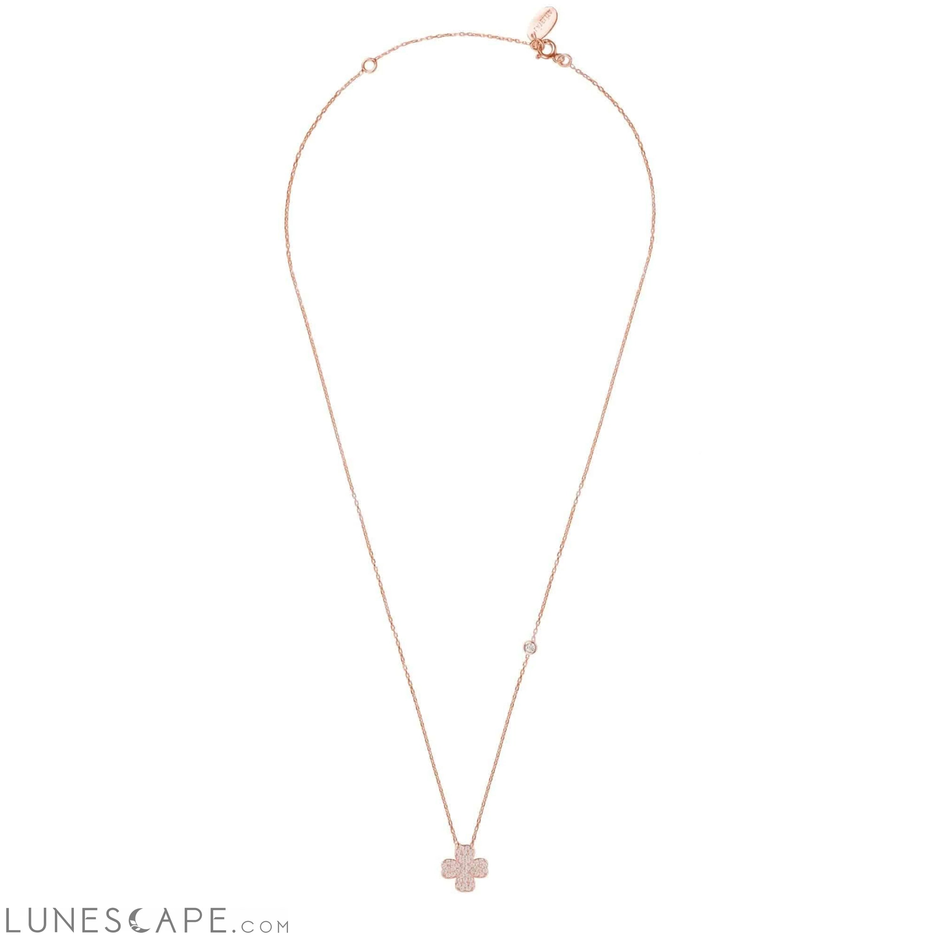 Lucky Four Leaf Clover Necklace LUNESCAPE
