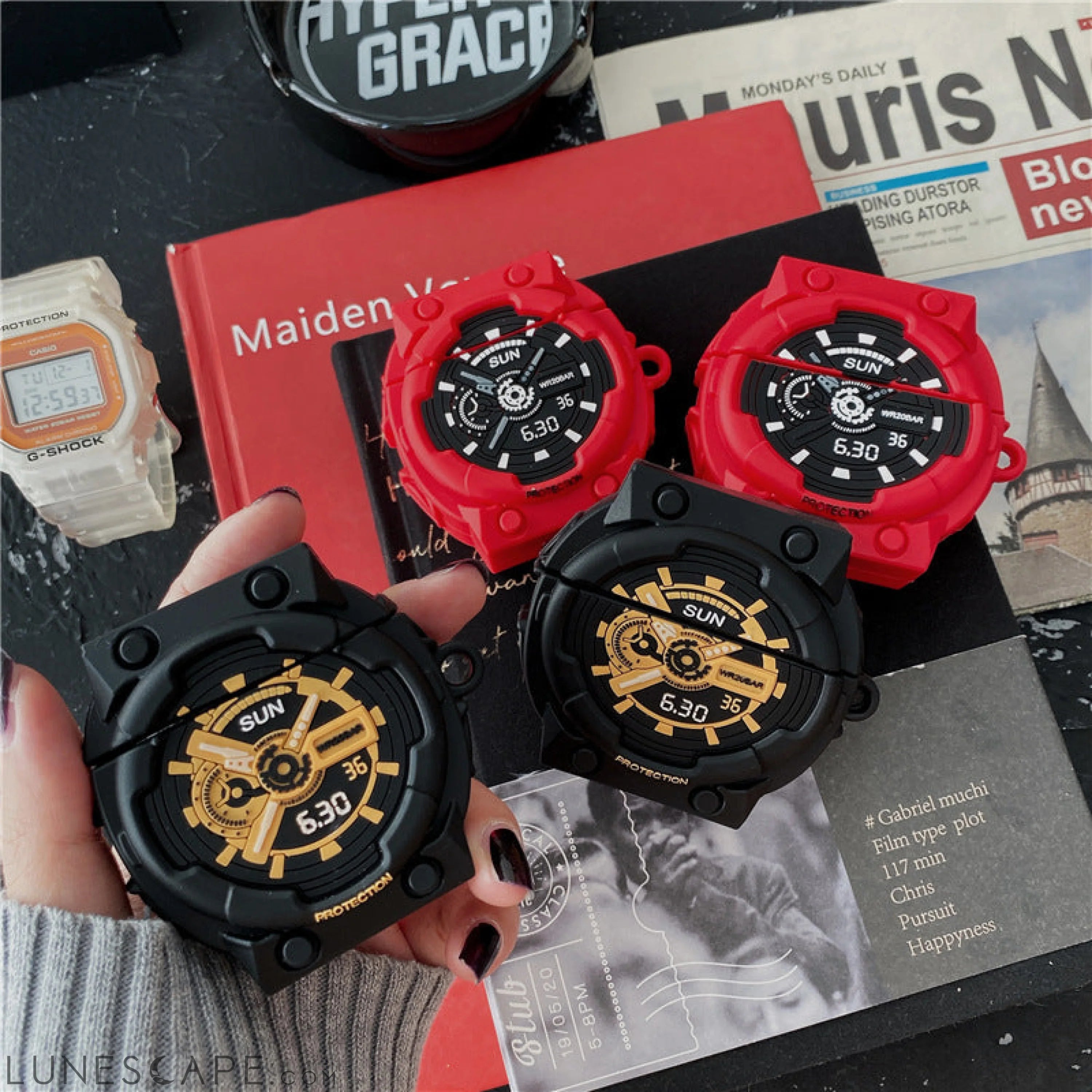 Luminous Watch AirPods Shockproof Headphone Case LUNESCAPE