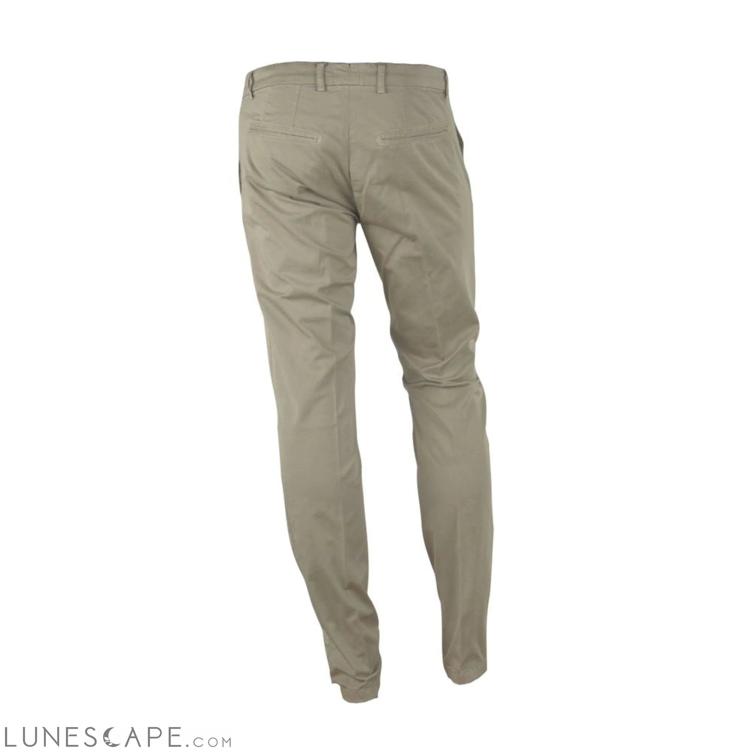 Lunescape Made in Italy Elegant Beige Summer Trousers for Men LUNESCAPE