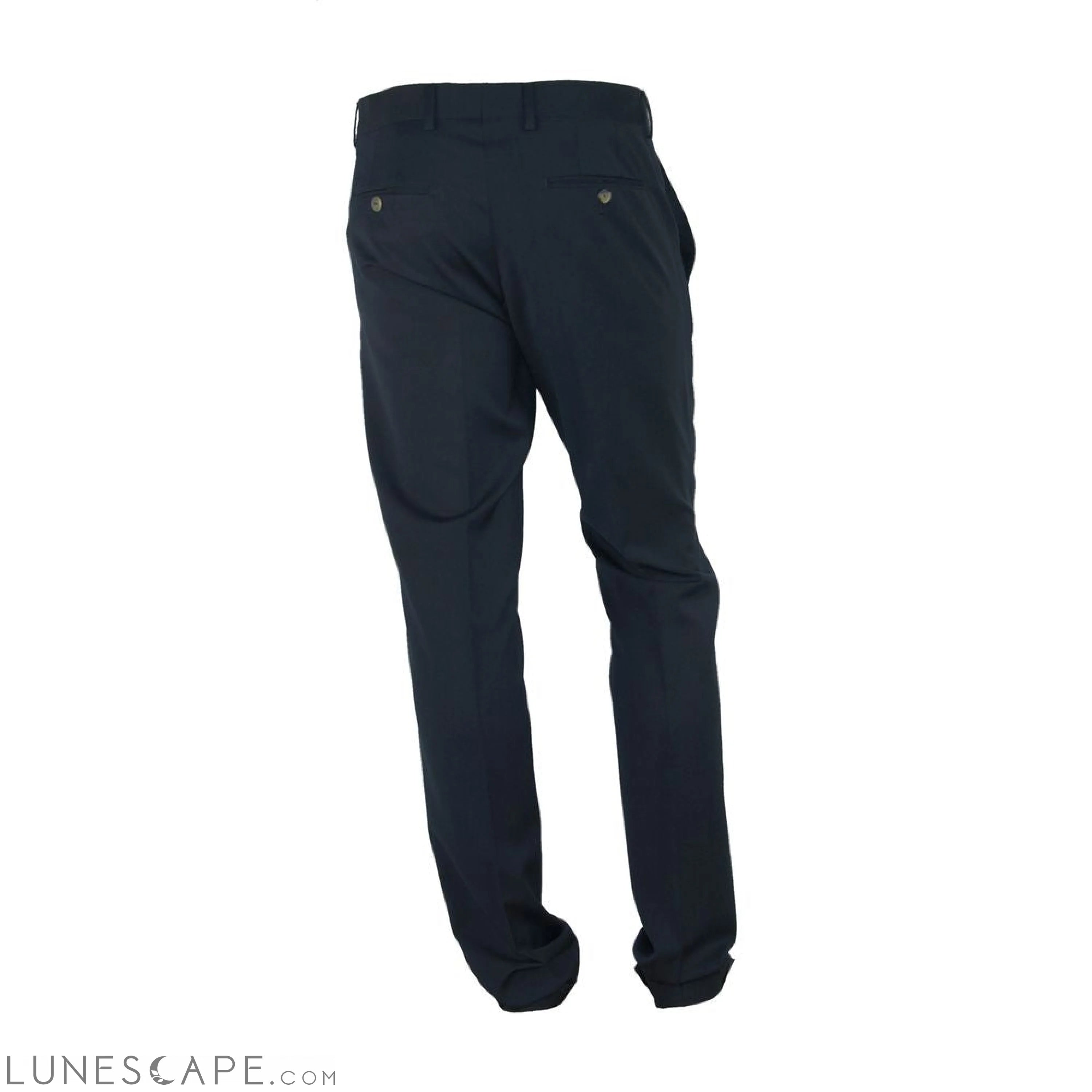 Lunescape Made in Italy Elegant Black Italian Designer Trousers LUNESCAPE