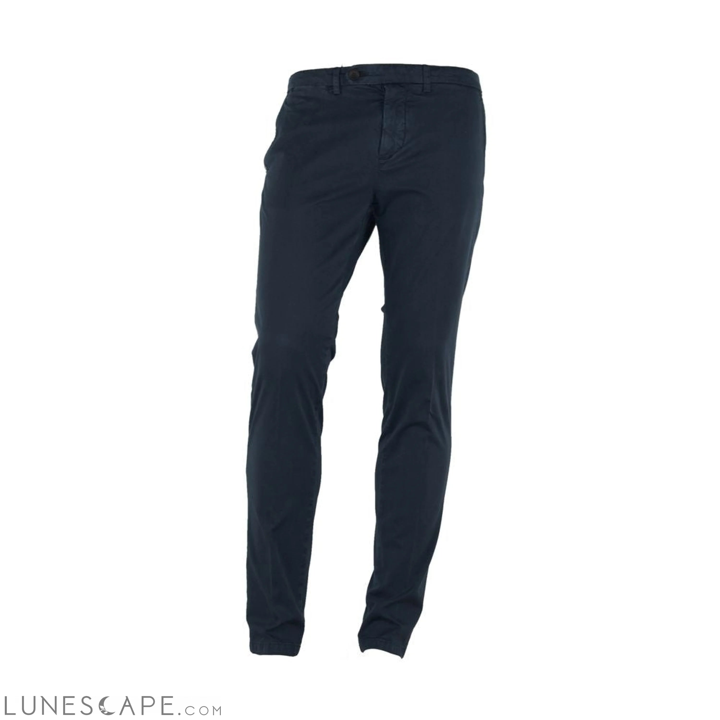 Lunescape Made in Italy Elegant Blue Summer Trousers LUNESCAPE