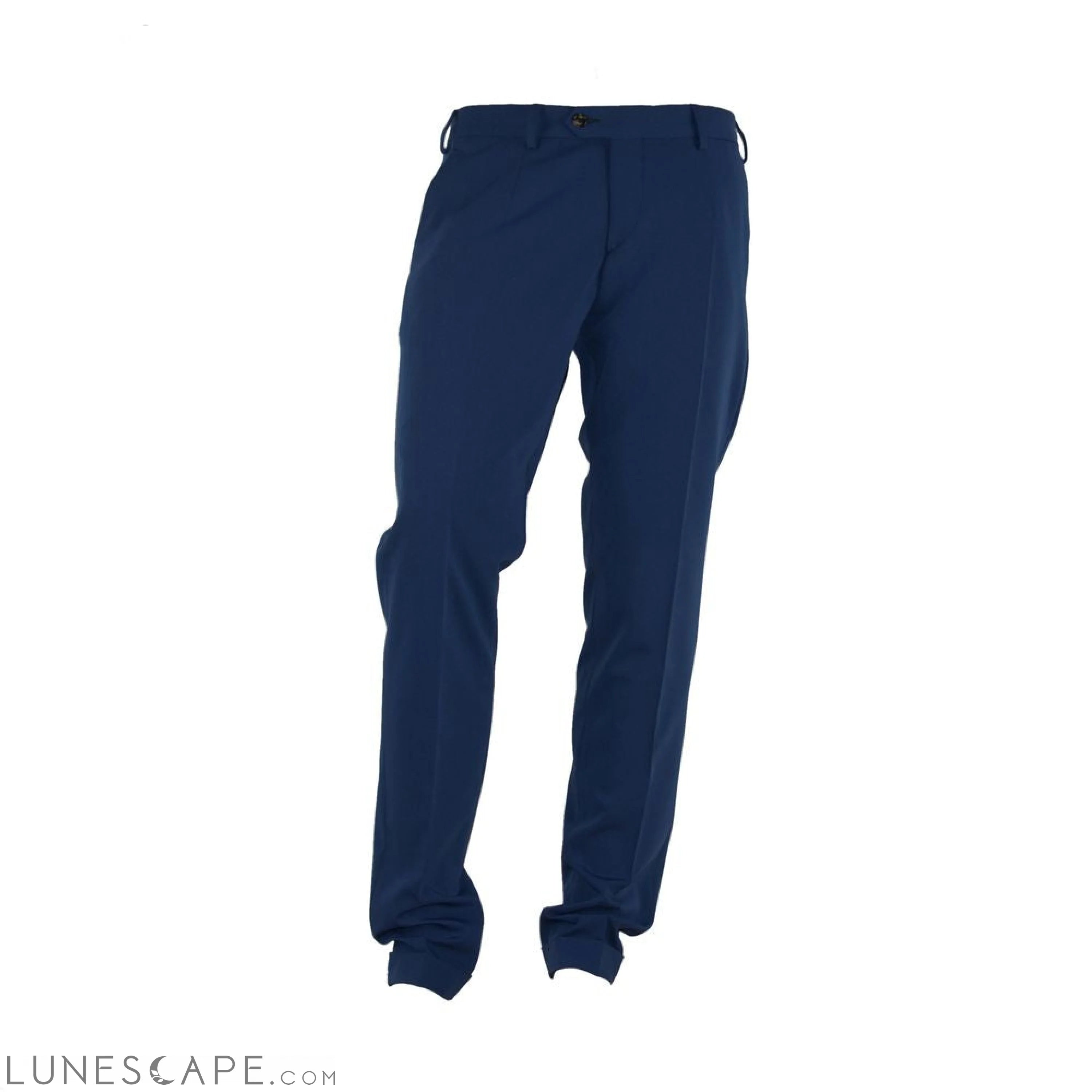 Lunescape Made in Italy Elegant Blue Trousers for Sophisticated Men LUNESCAPE