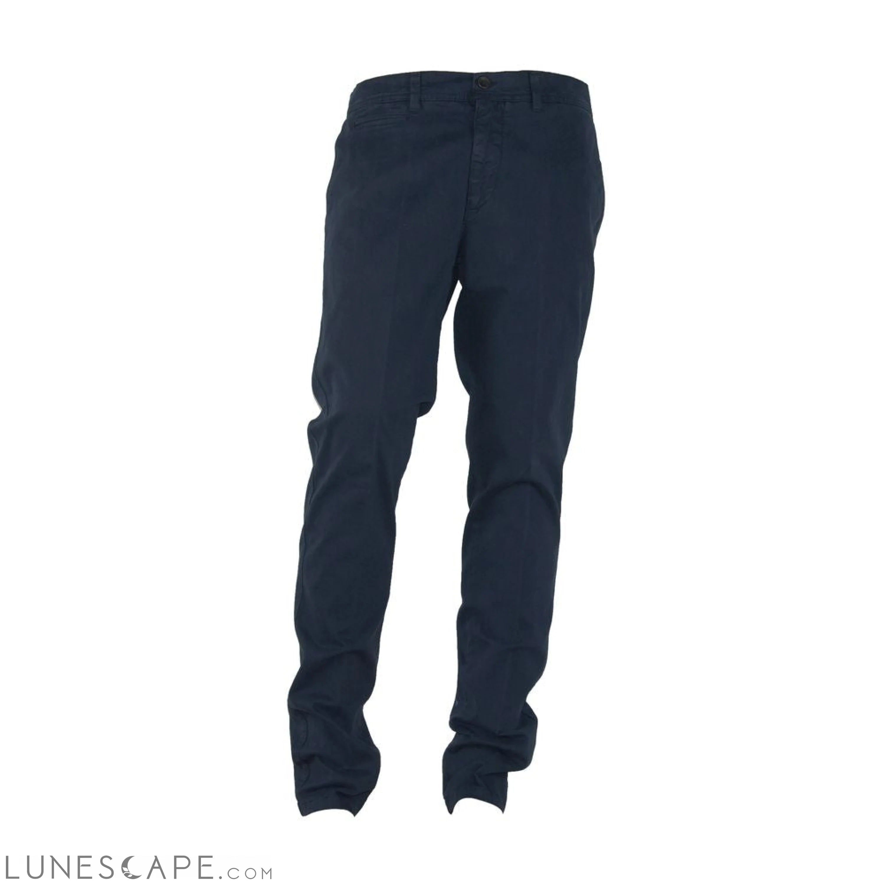 Lunescape Made in Italy Elegant Blue Winter Trousers LUNESCAPE