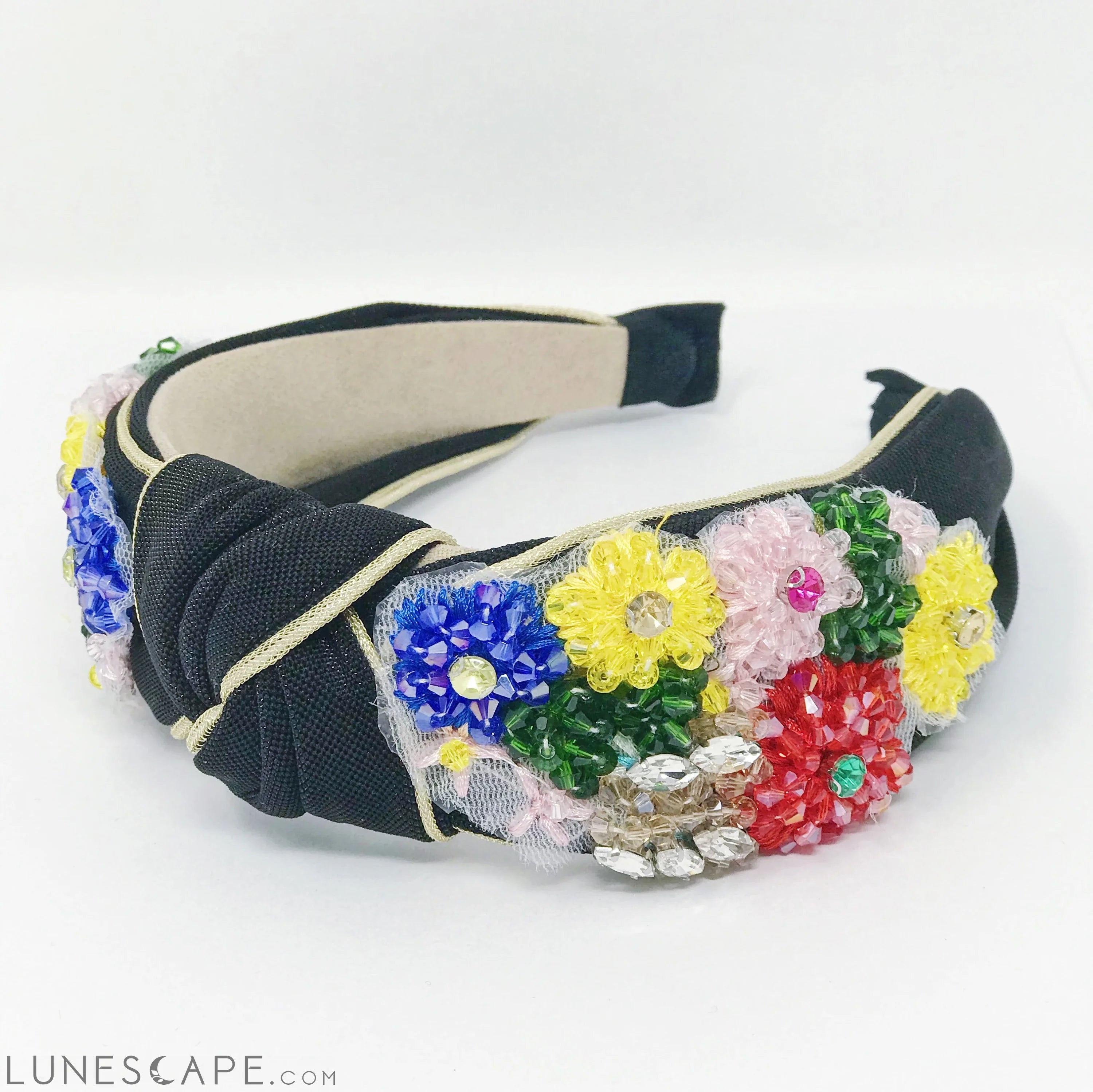 Luxe Flower Bead Headband LUNESCAPE