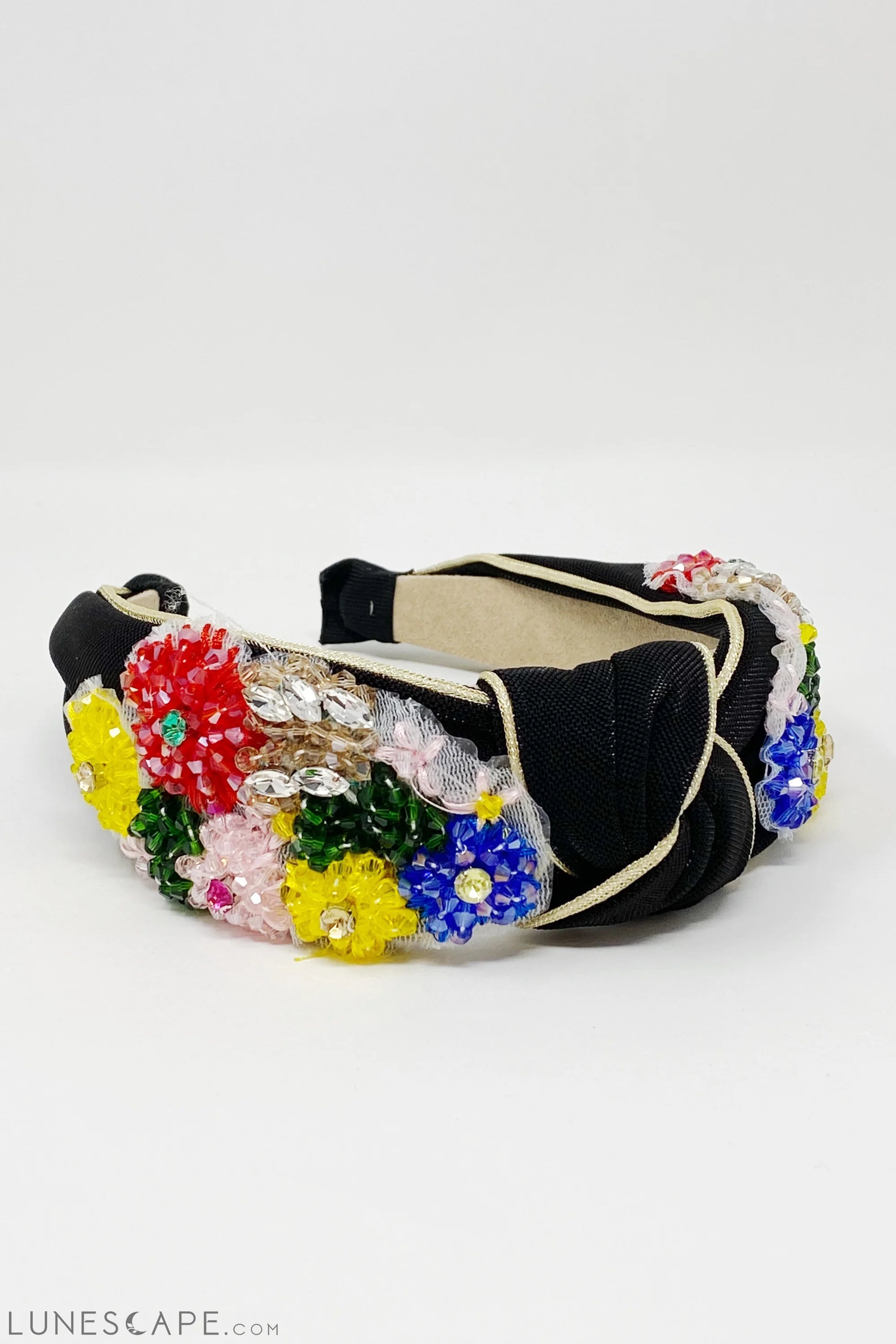 Luxe Flower Bead Headband LUNESCAPE
