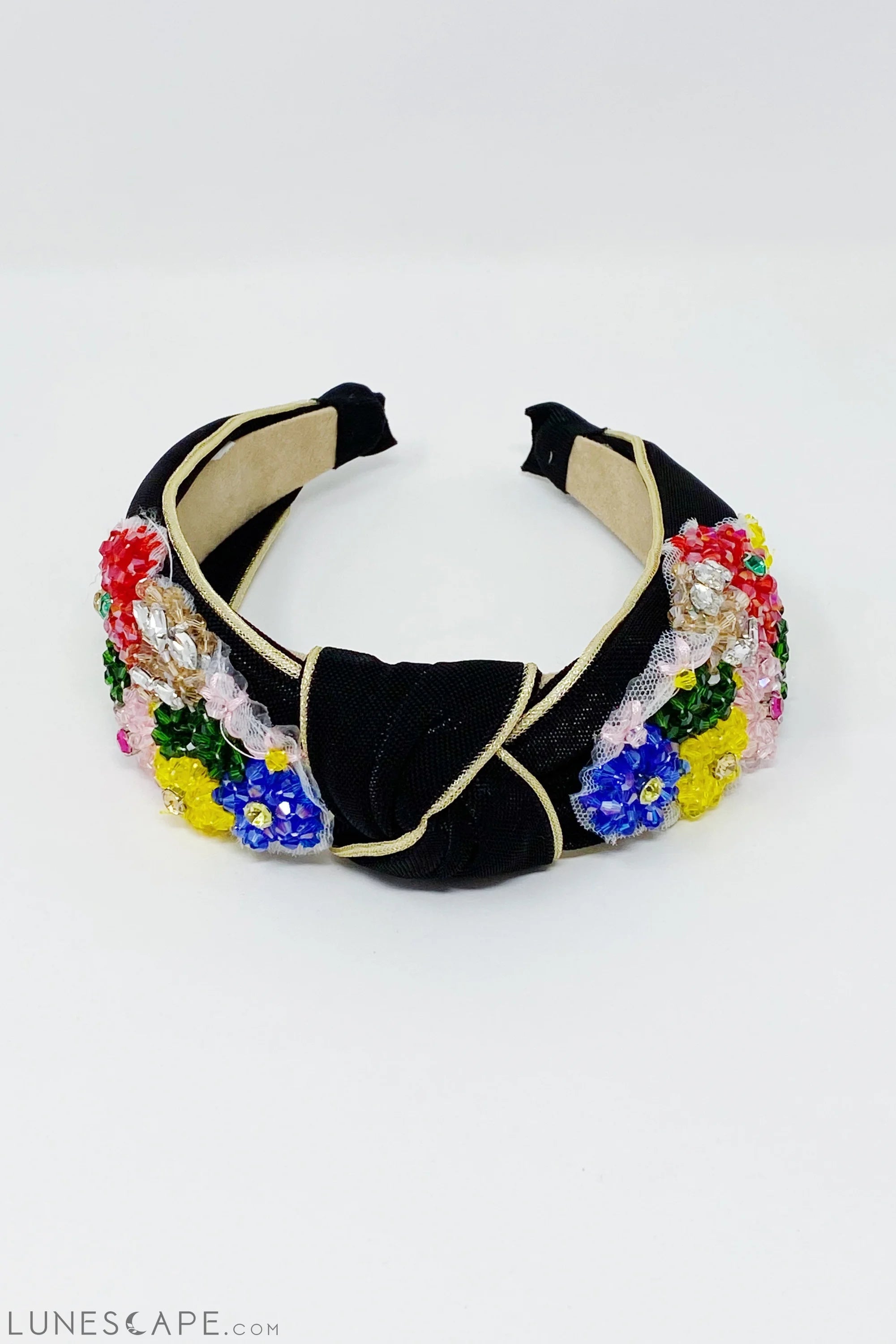 Luxe Flower Bead Headband LUNESCAPE
