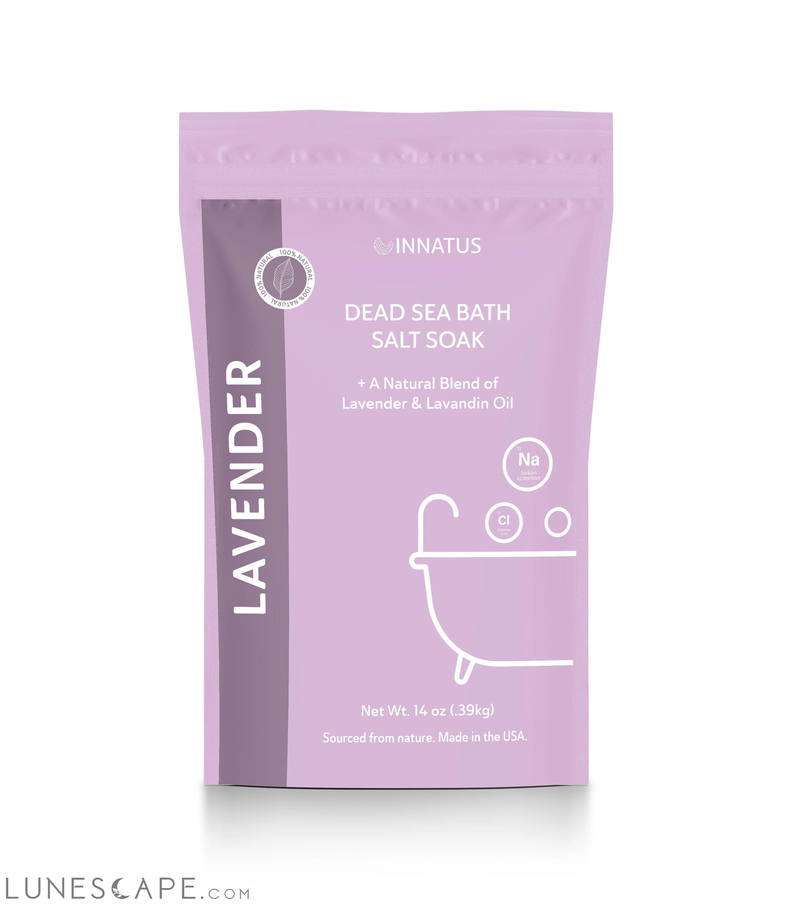 Luxury Dead Sea Spa Gift Set - Bath Salt, Facial Spray, Mud Mask & LUNESCAPE