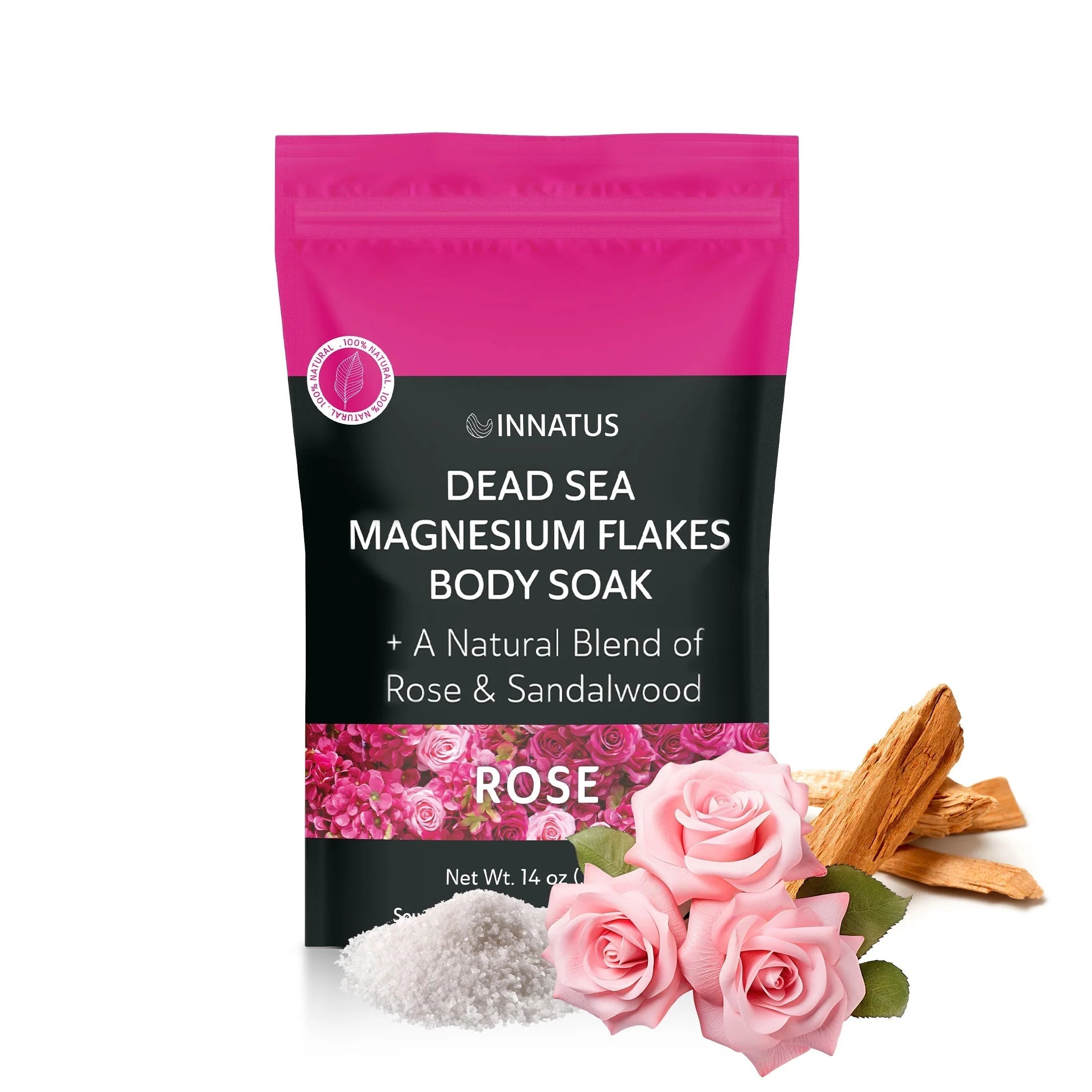 Luxury Dead Sea Spa Gift Set – Bath Salt, Magnesium Flakes, Pillow & LUNESCAPE