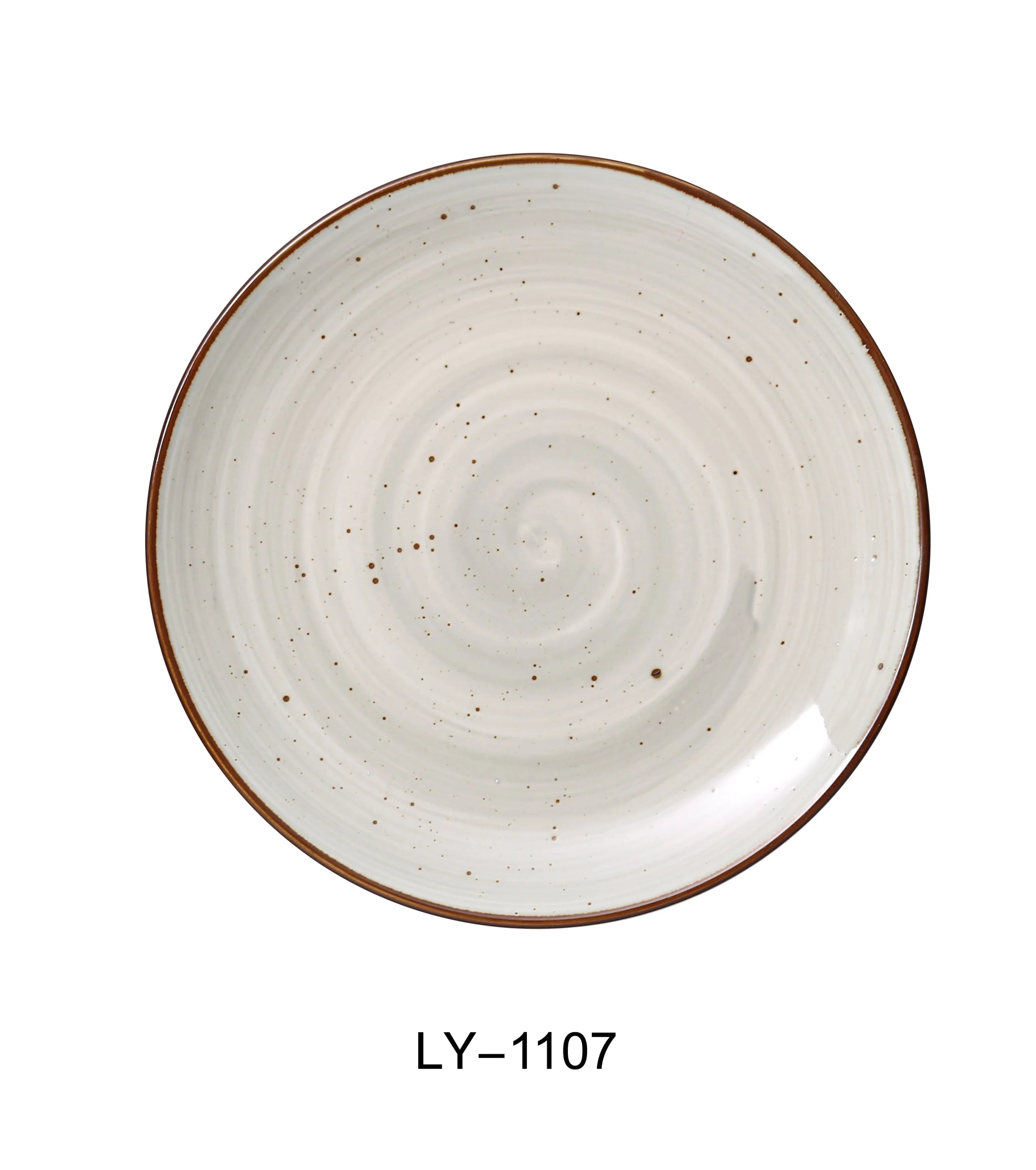 Lyon 7 1/4" X 3/4" COUPE Salad PLATE LUNESCAPE