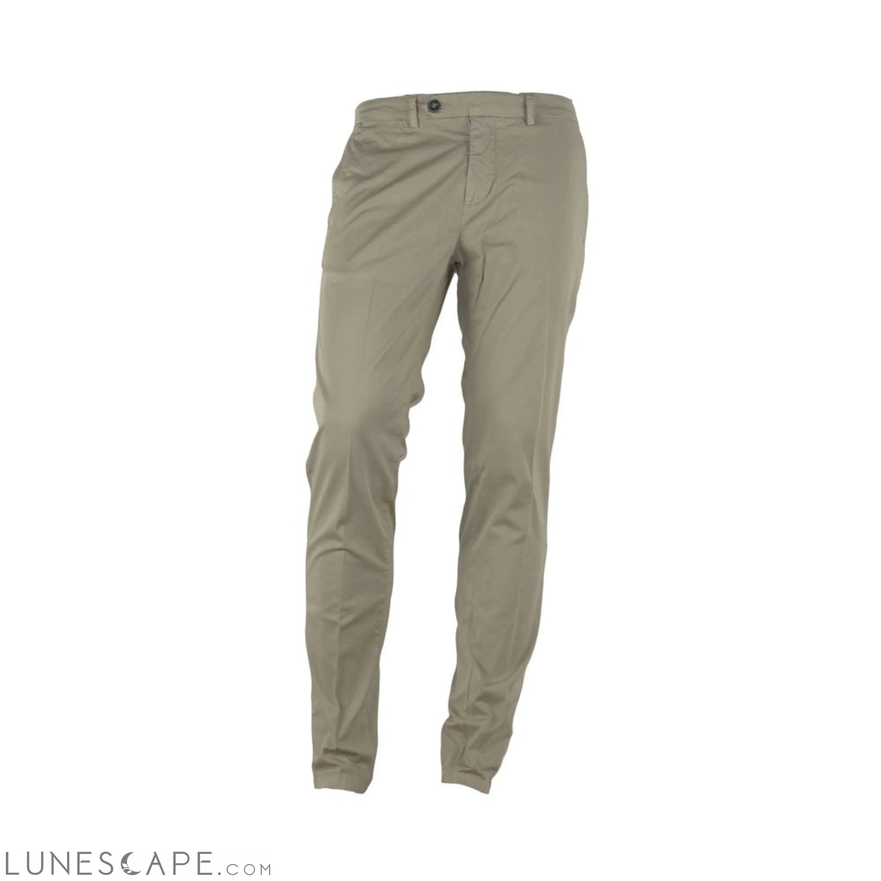 Made in Italy Elegant Beige Summer Trousers for Men LUNESCAPE