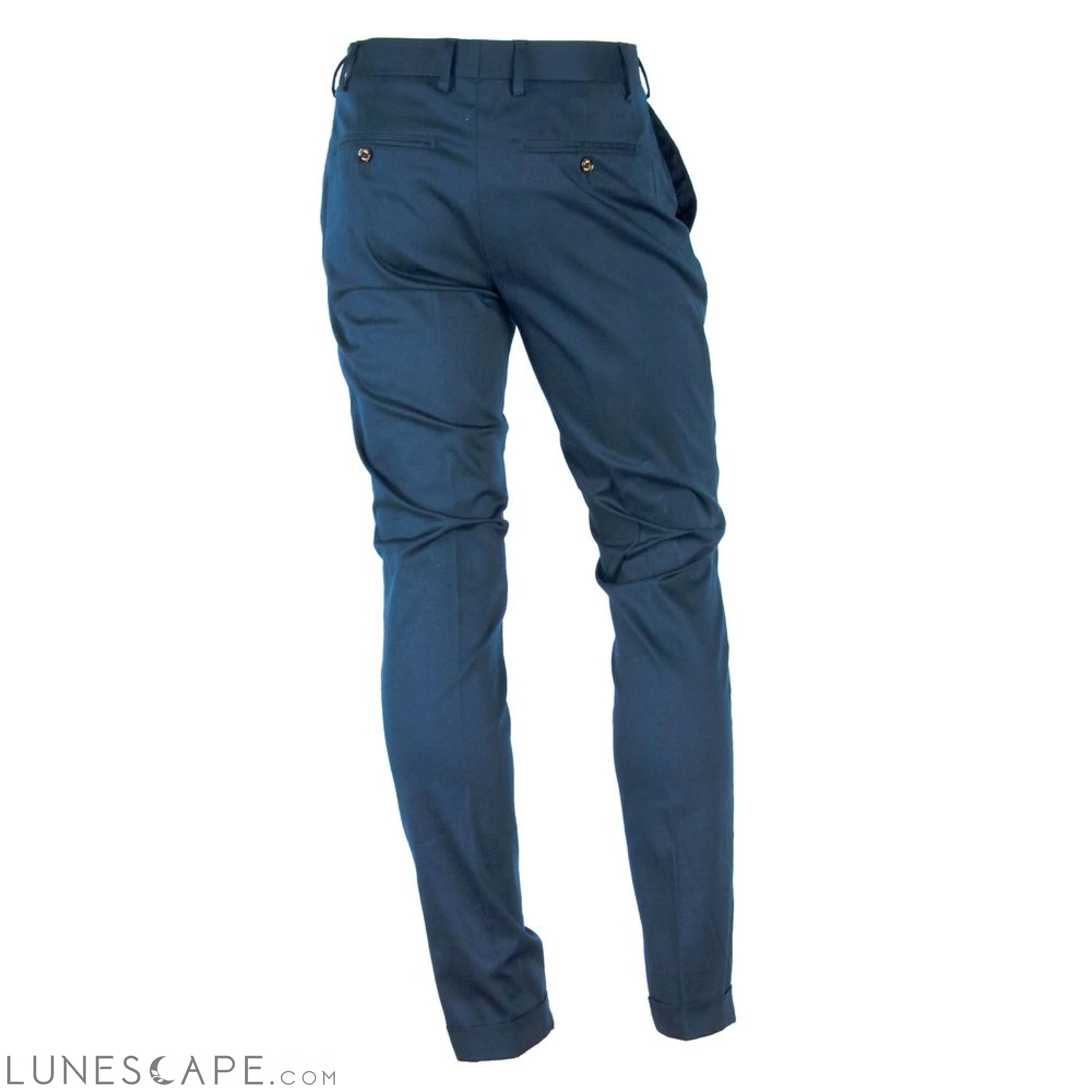 Lunescape Made in Italy Elegant Summer Cotton Blend Trousers LUNESCAPE