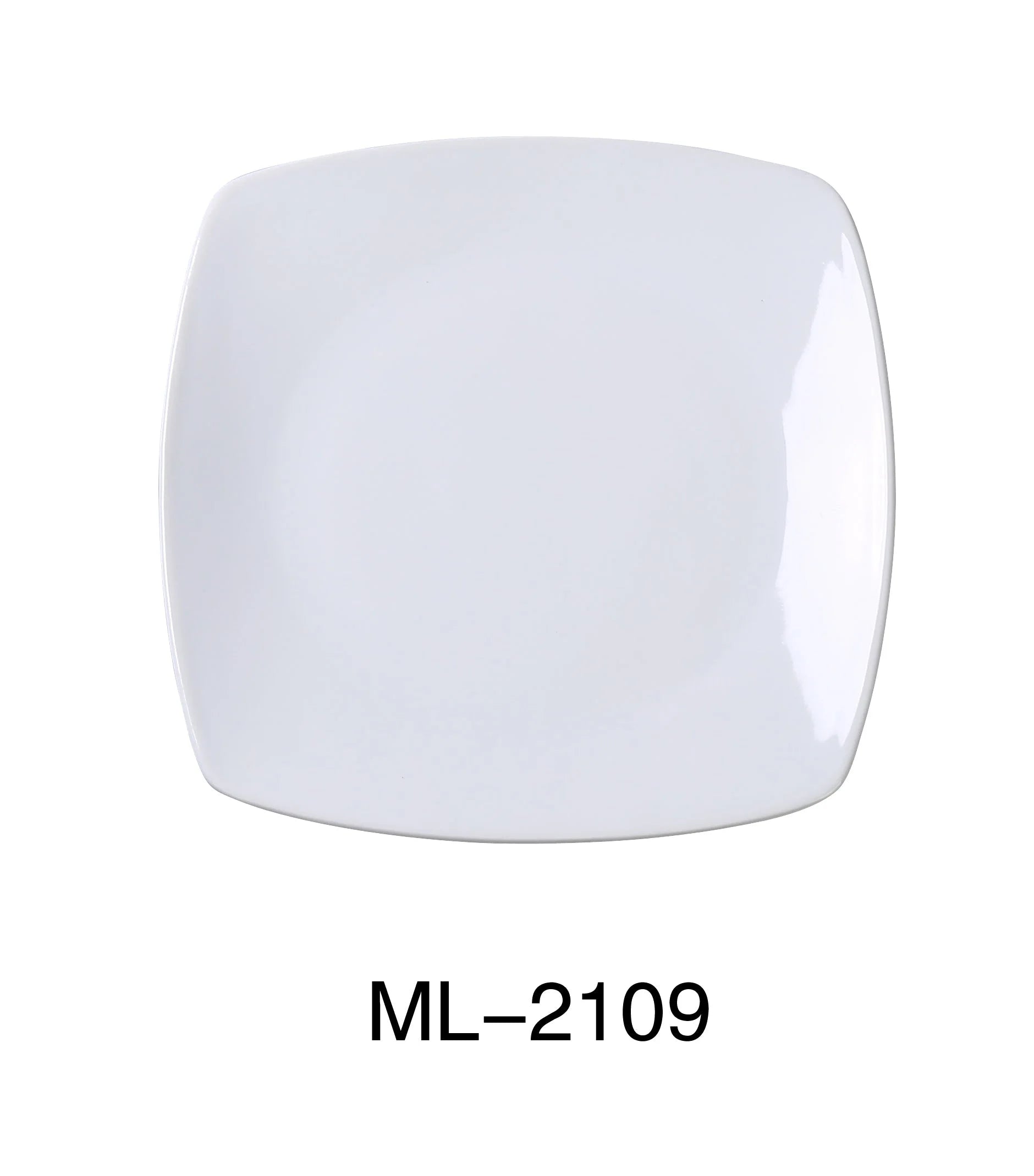 Mainland 9" X 1"  SQUARE DINNER PLATE WITH ROUNDED CORNER LUNESCAPE