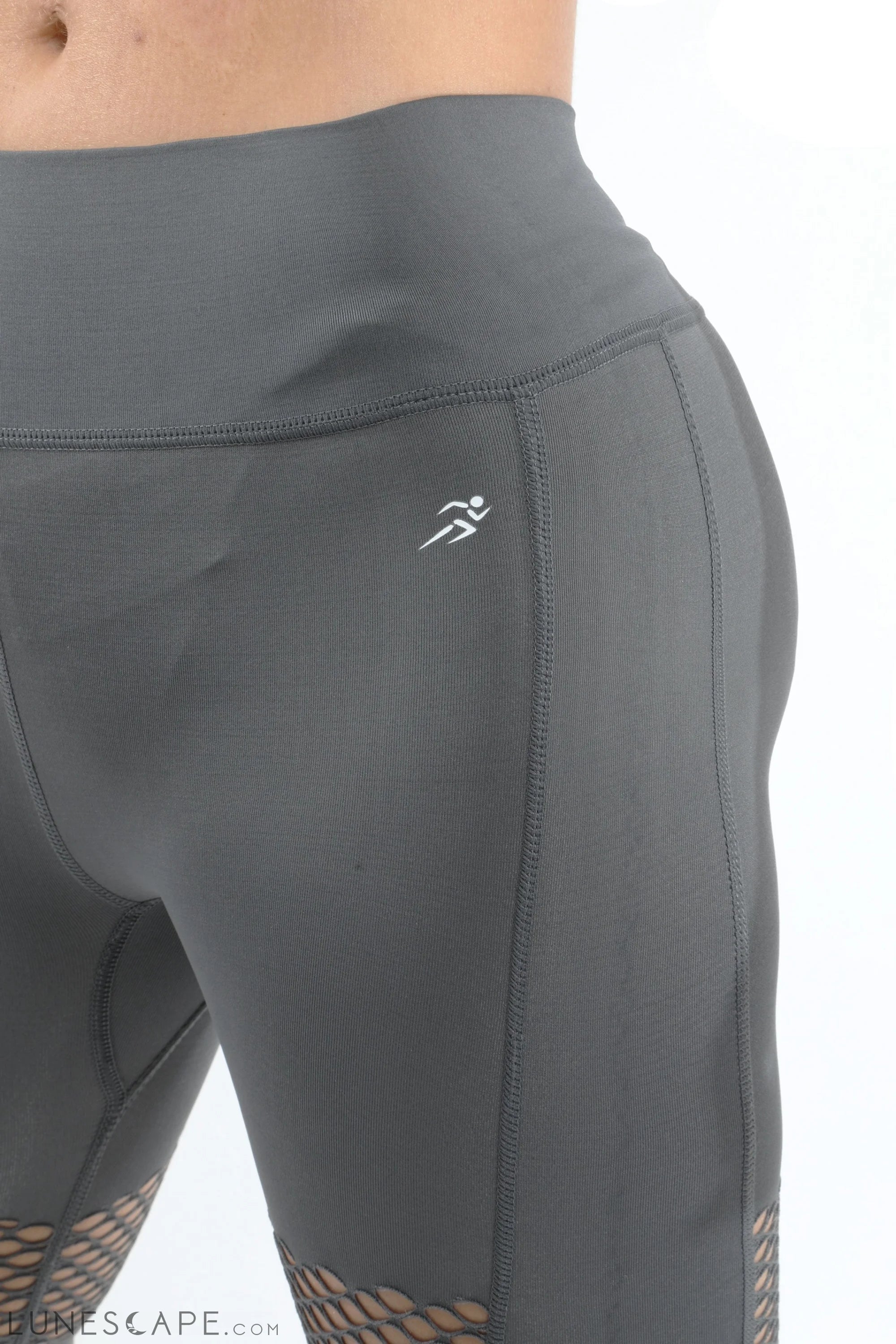 Malibu Seamless Activewear Shorts - Grey LUNESCAPE