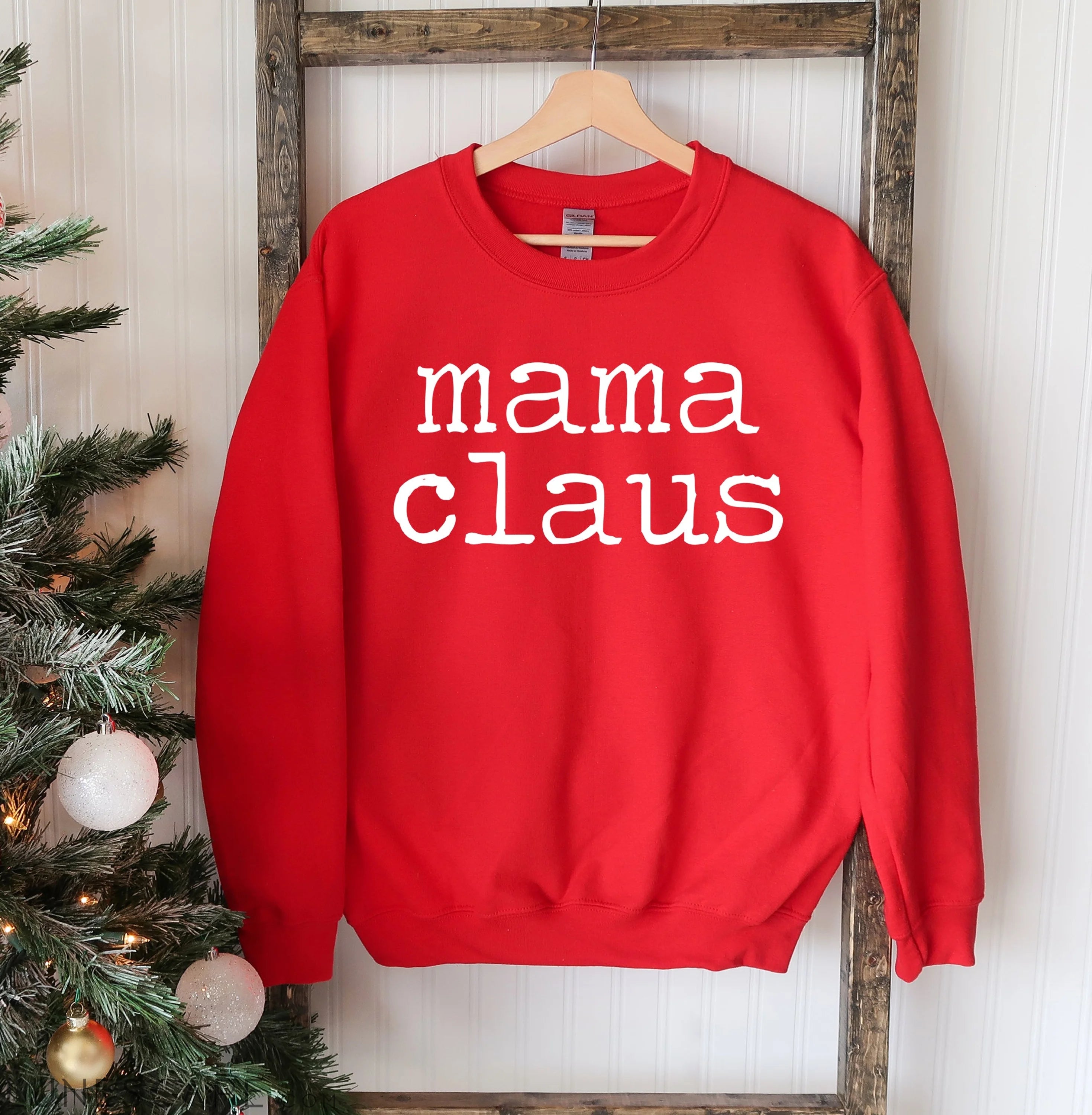 Mama Claus Christmas Sweatshirt LUNESCAPE