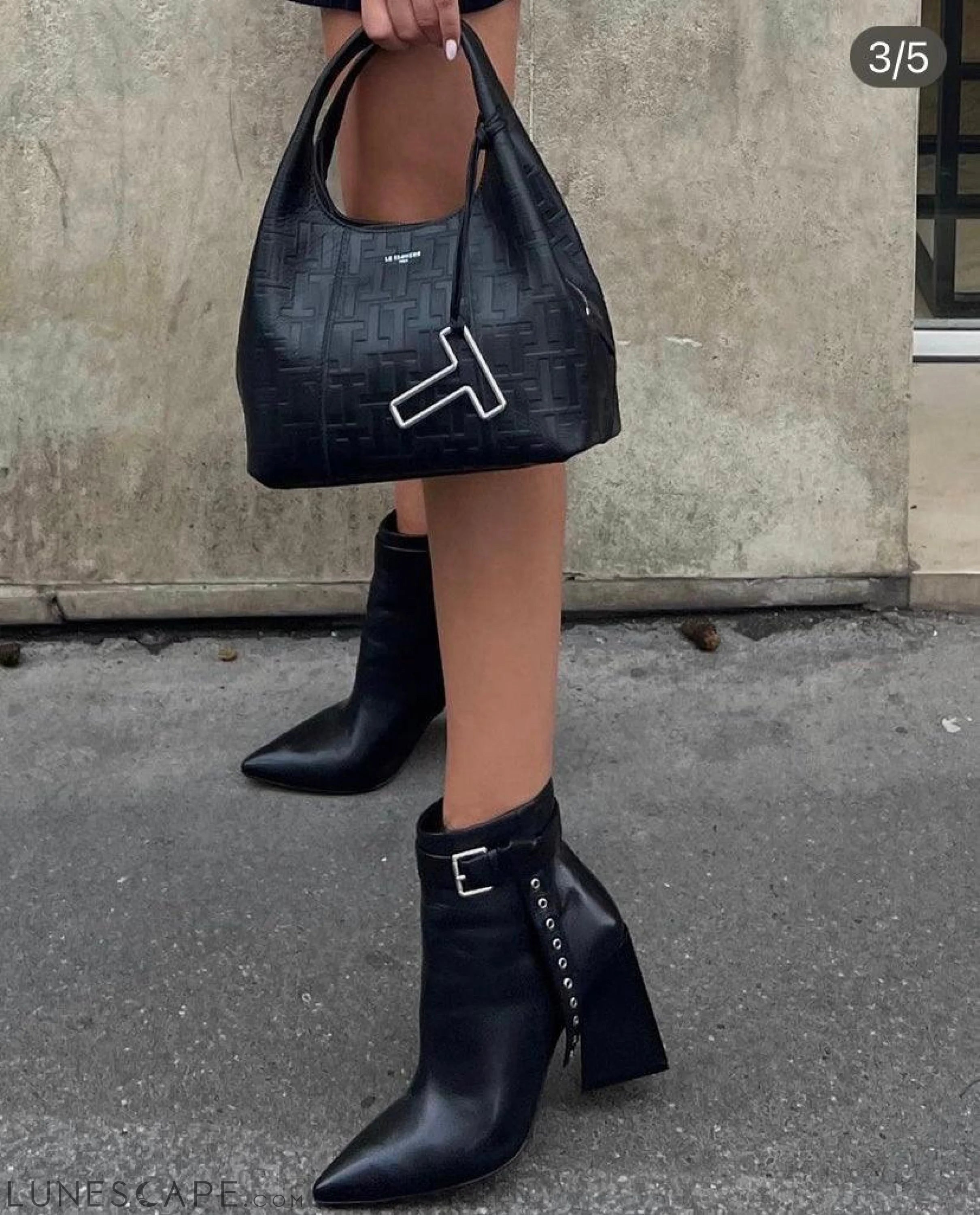 Mangará Salvia Ankle Boot Heeled - Stylish Leather Footwear LUNESCAPE
