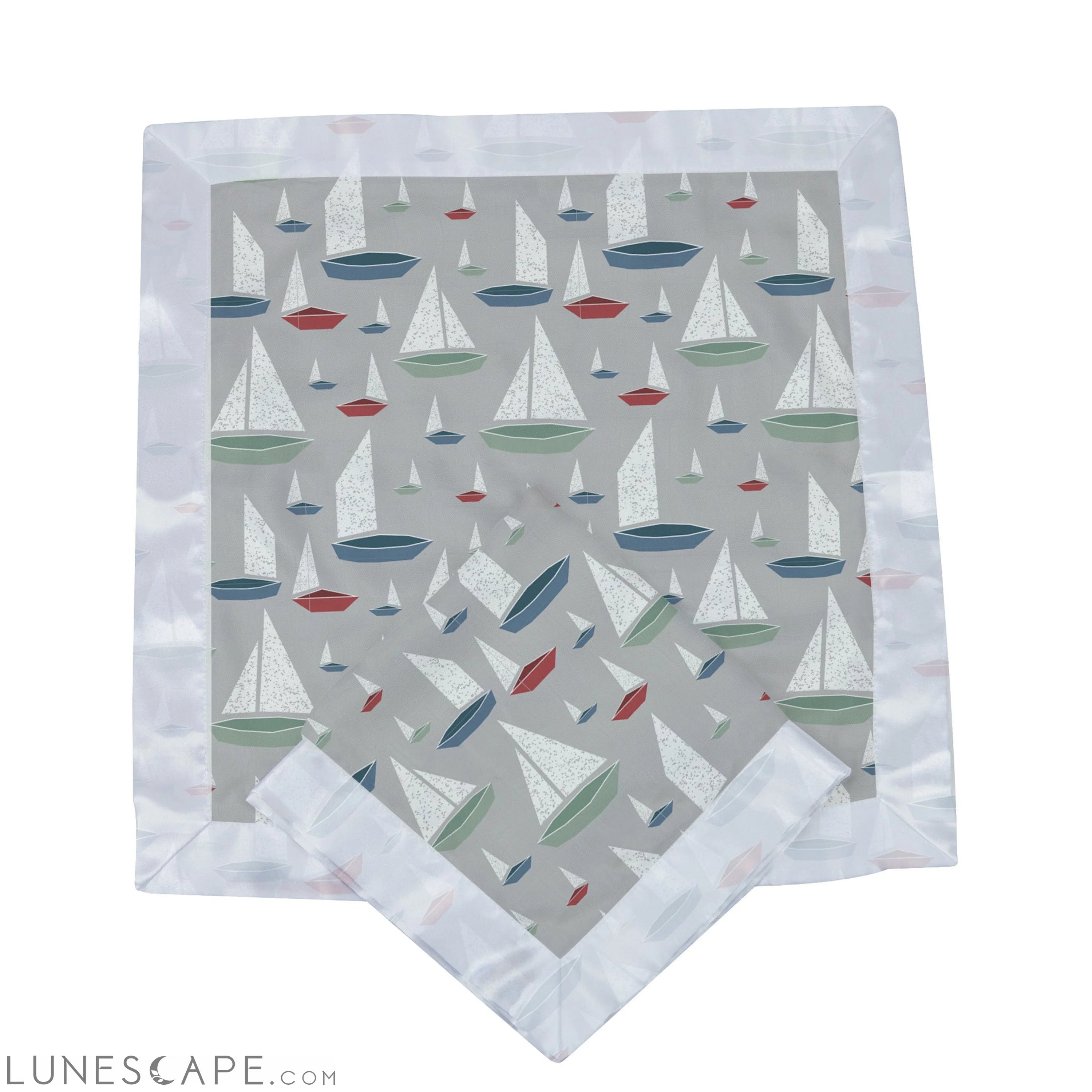 Marina Sailboats Bamboo Newcastle Blankie LUNESCAPE