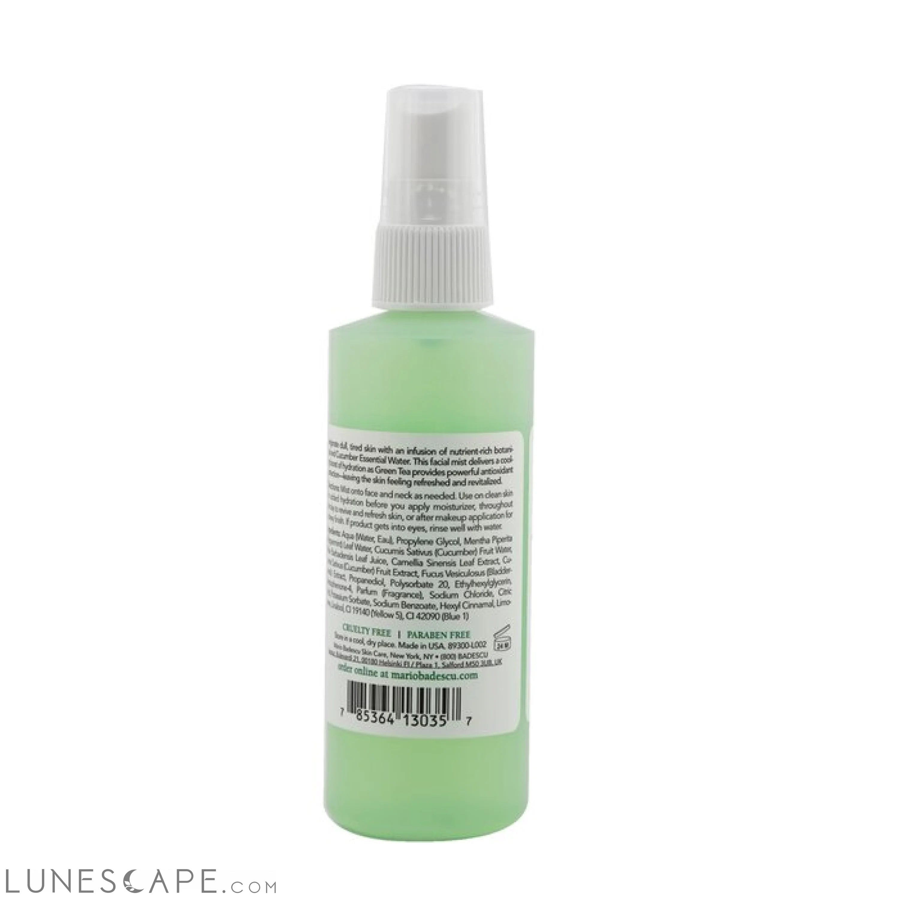 MARIO BADESCU - Facial Spray With Aloe, Cucumber and Green Tea - All Skin Types LUNESCAPE