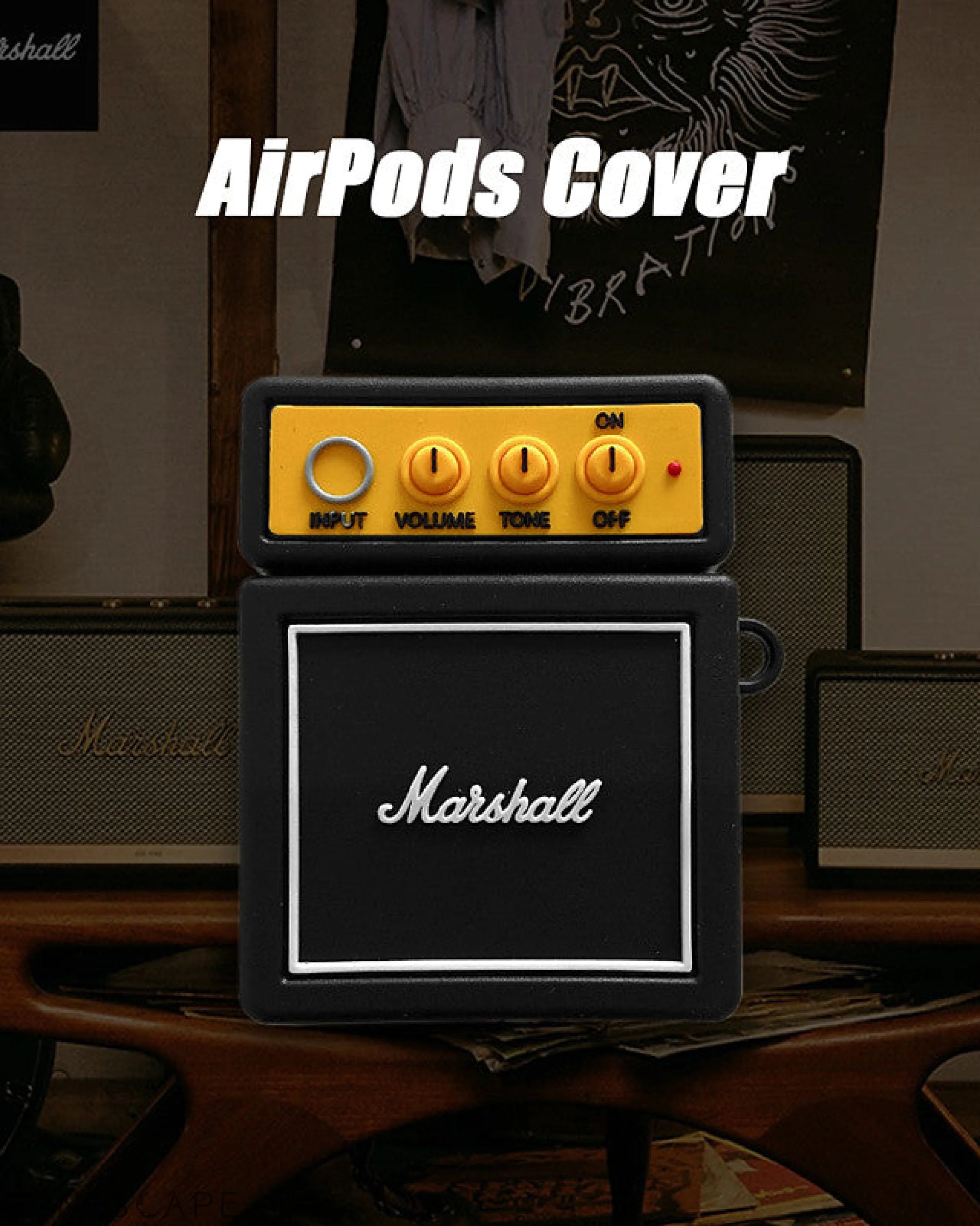 Marshall Mini Amp AirPods Case LUNESCAPE