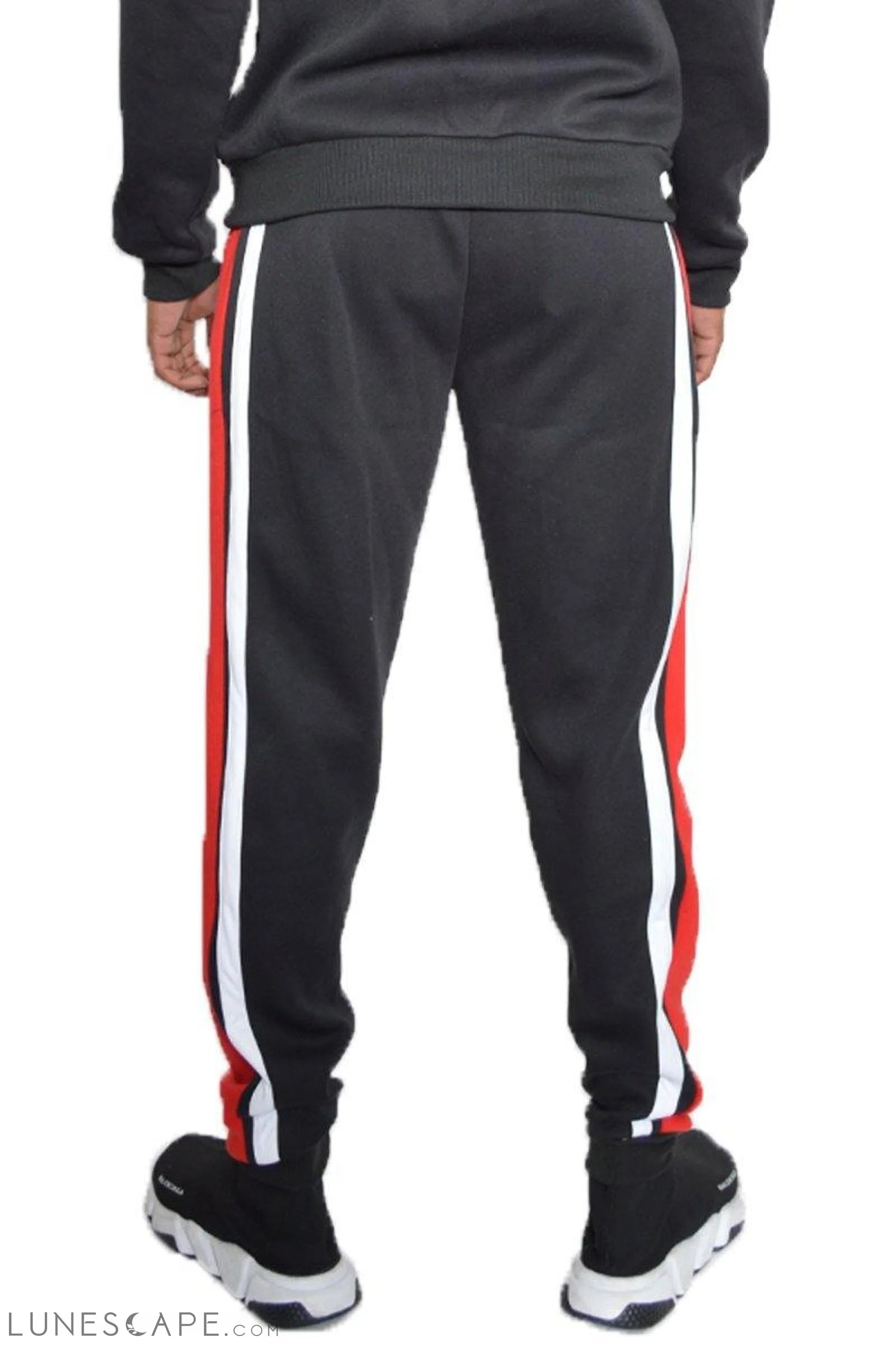 MARX COTTON SWEAT PANTS - Black LUNESCAPE