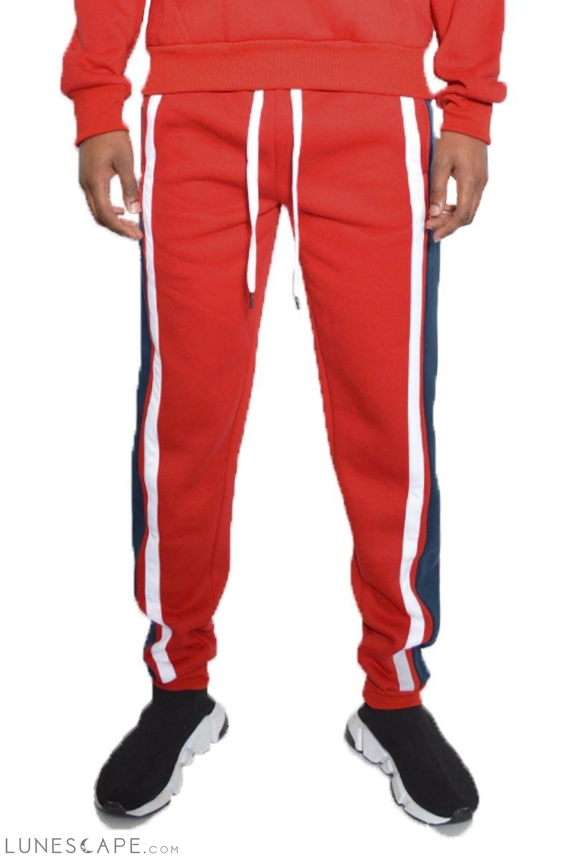 MARX COTTON SWEAT PANTS - Red LUNESCAPE