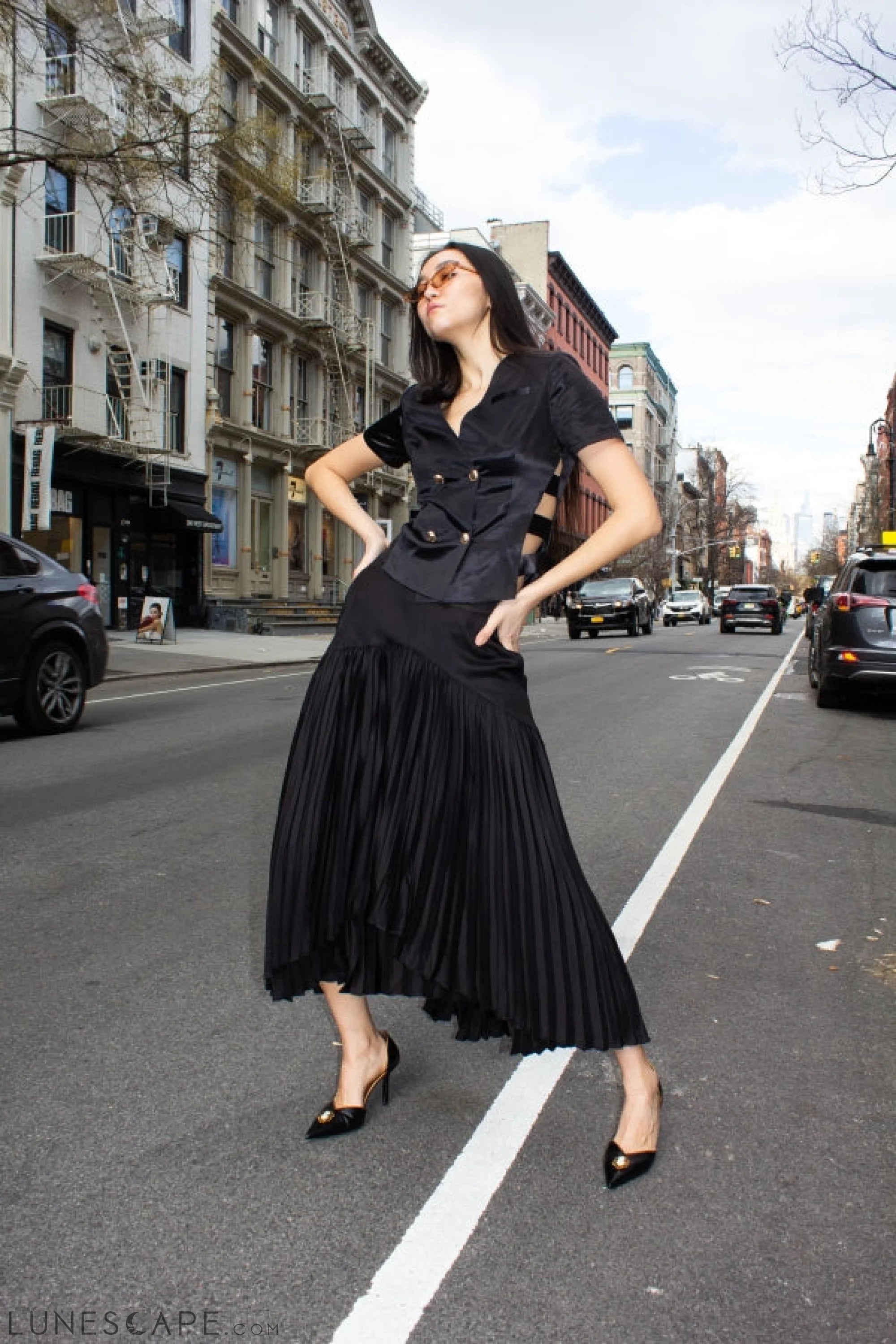 Maryanne Black Skirt LUNESCAPE