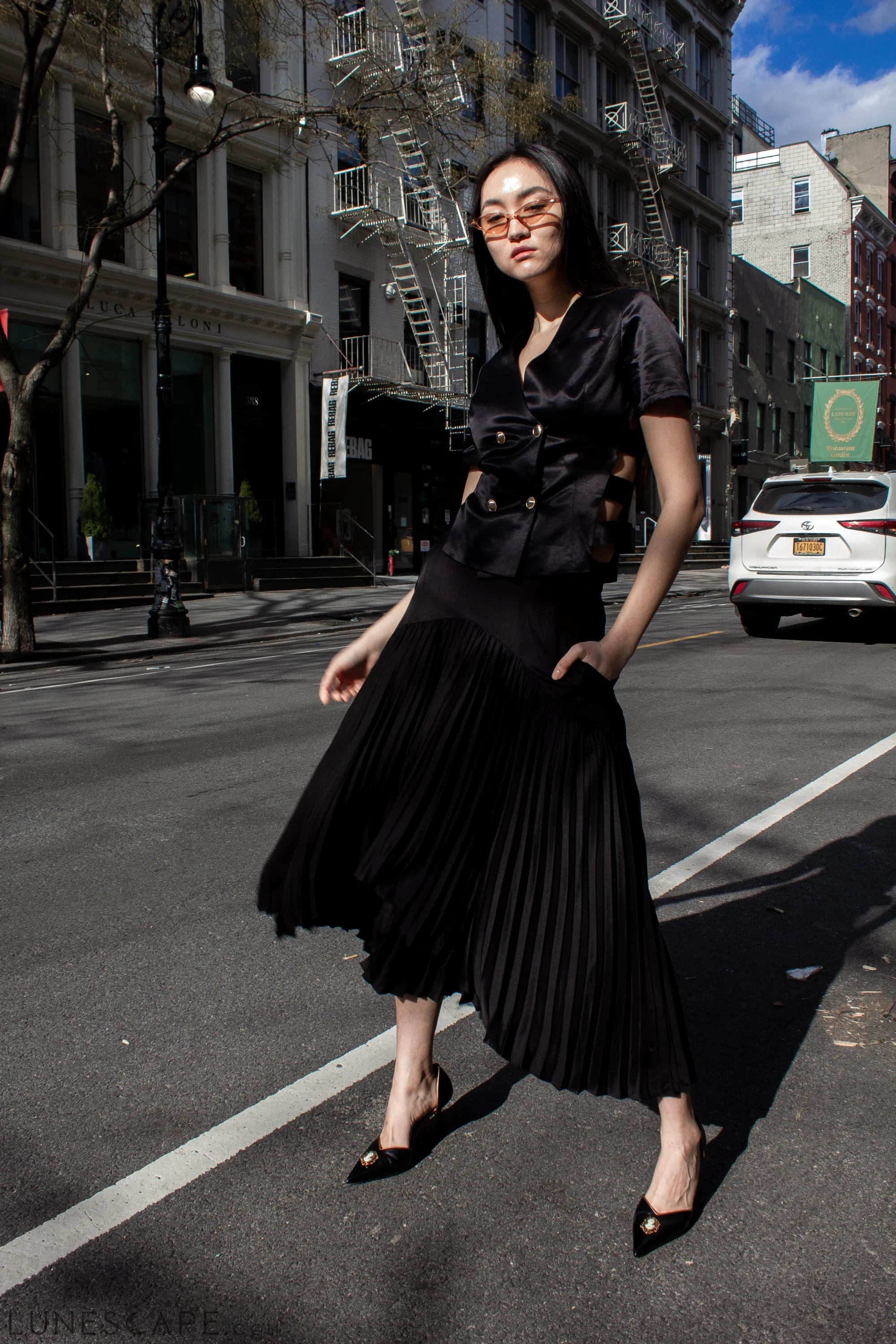 Maryanne Black Skirt LUNESCAPE