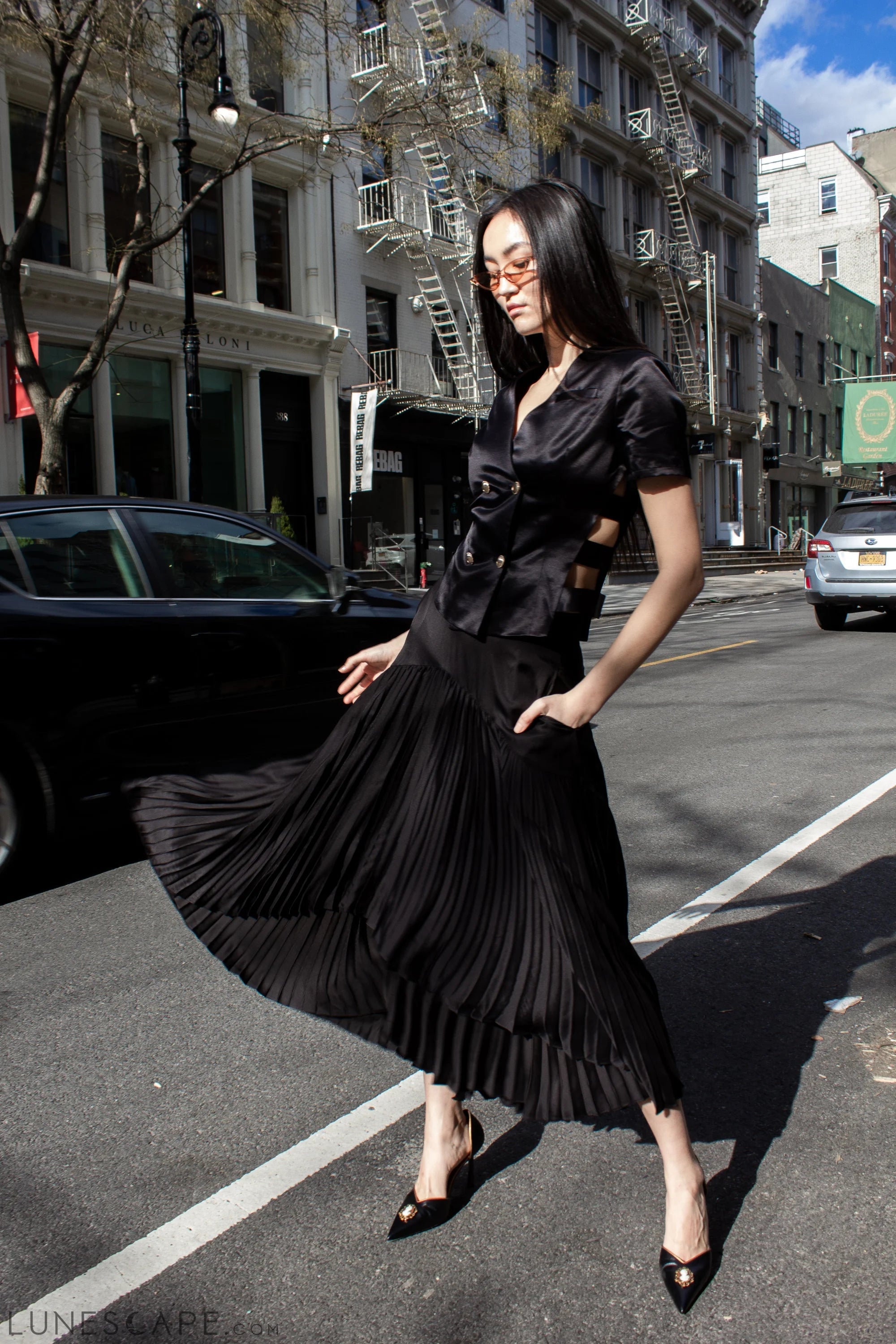 Maryanne Black Skirt LUNESCAPE