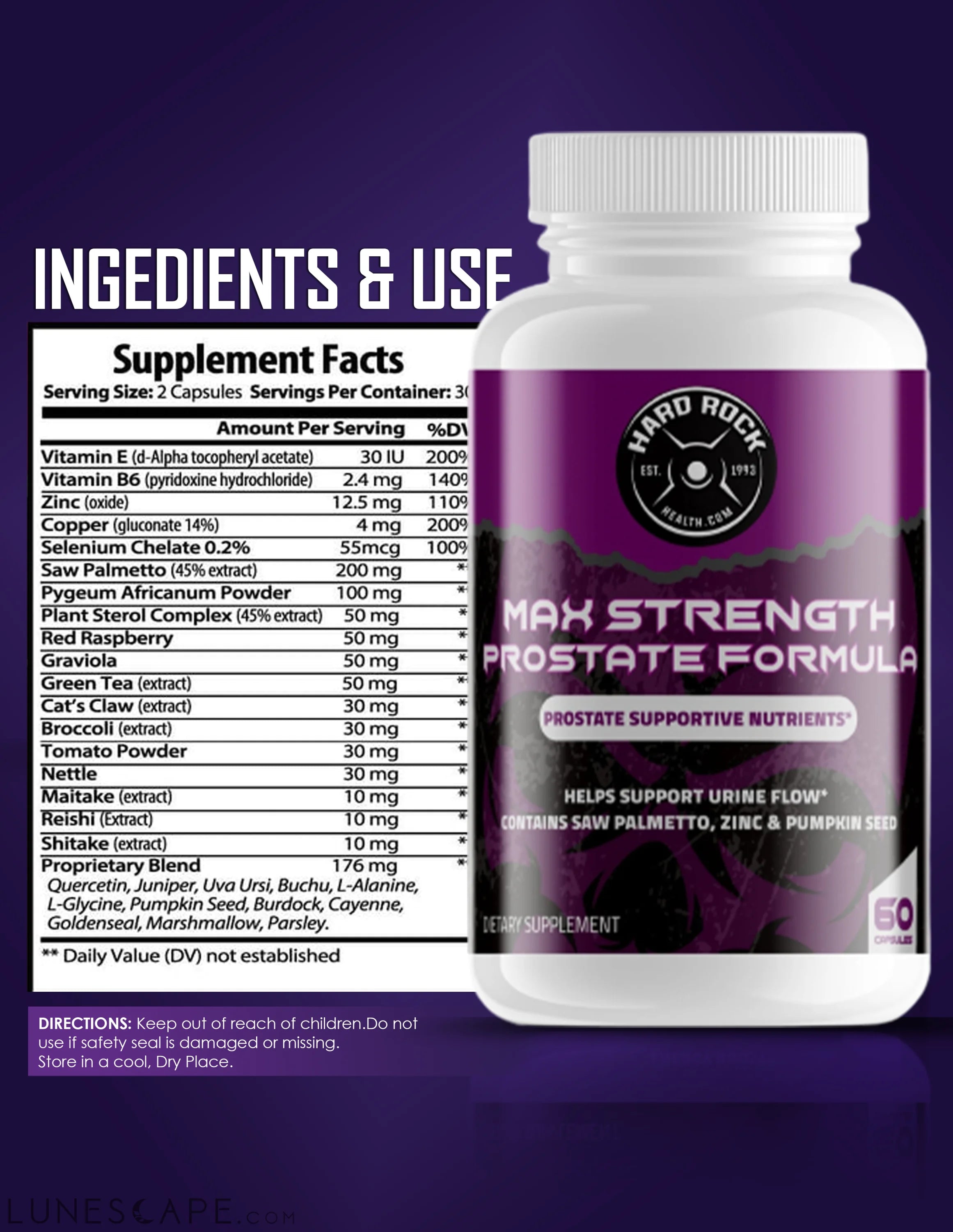 Maximum Strength Prostate Formula LUNESCAPE