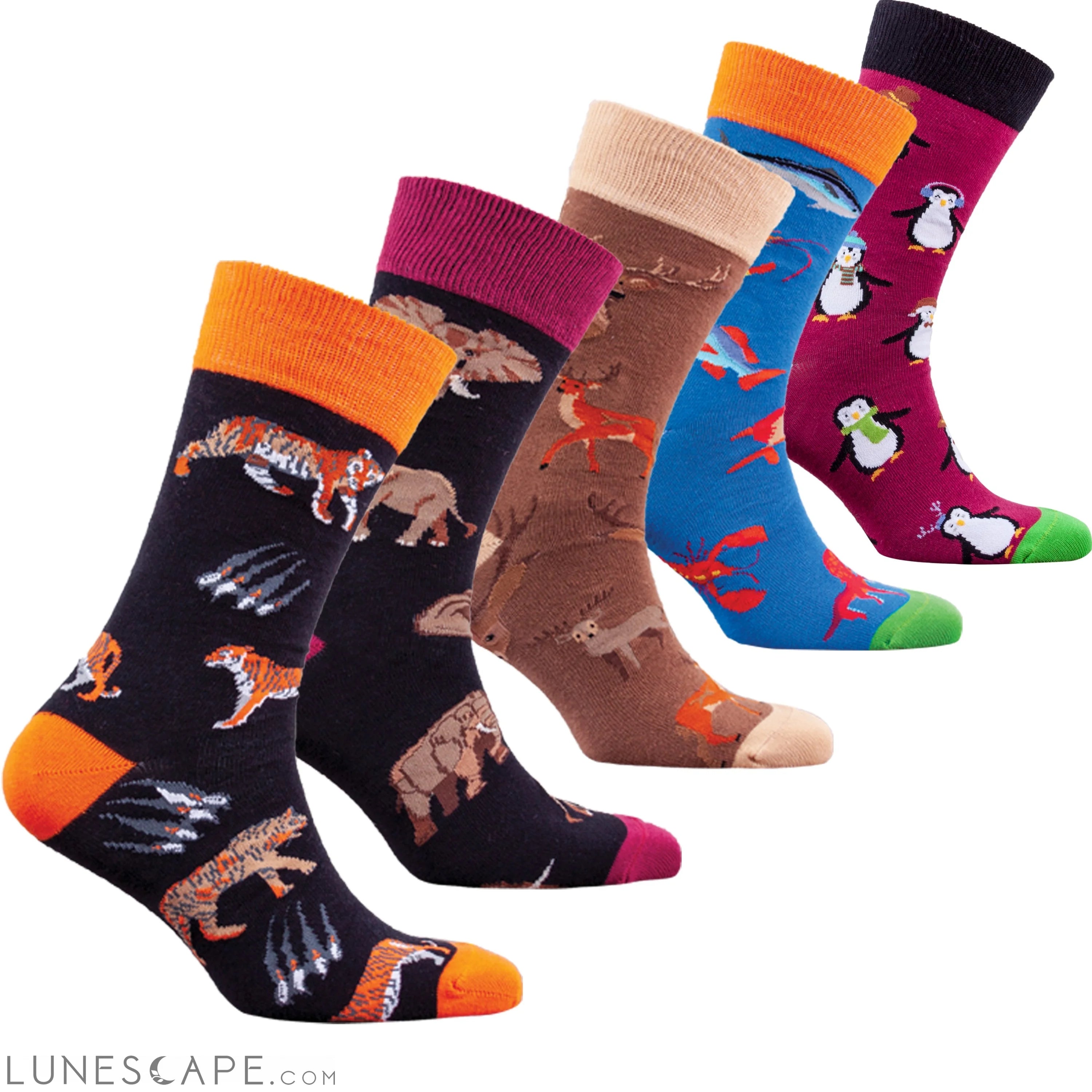 Men's Animal Planet Socks LUNESCAPE