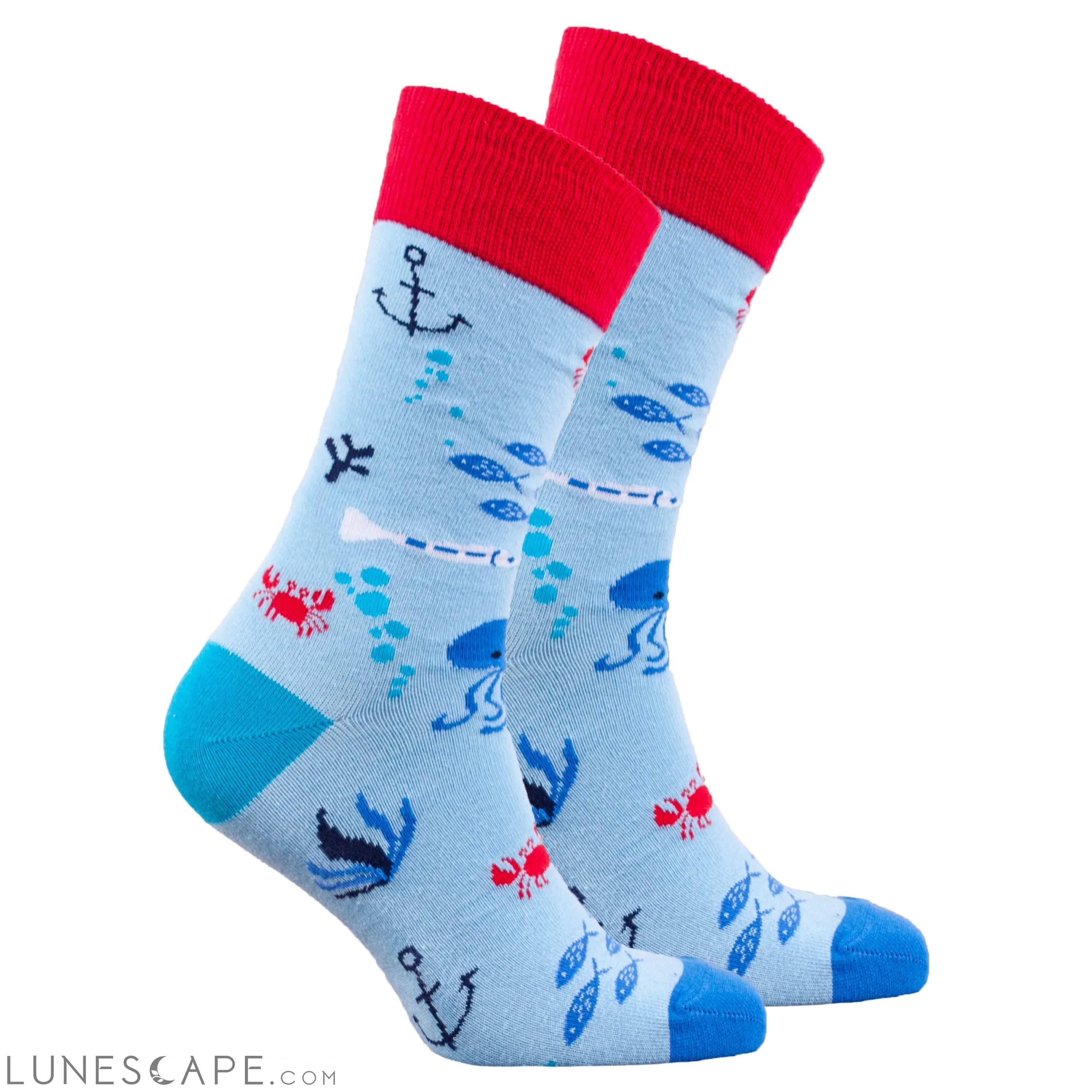 Men's Aquarium Socks LUNESCAPE