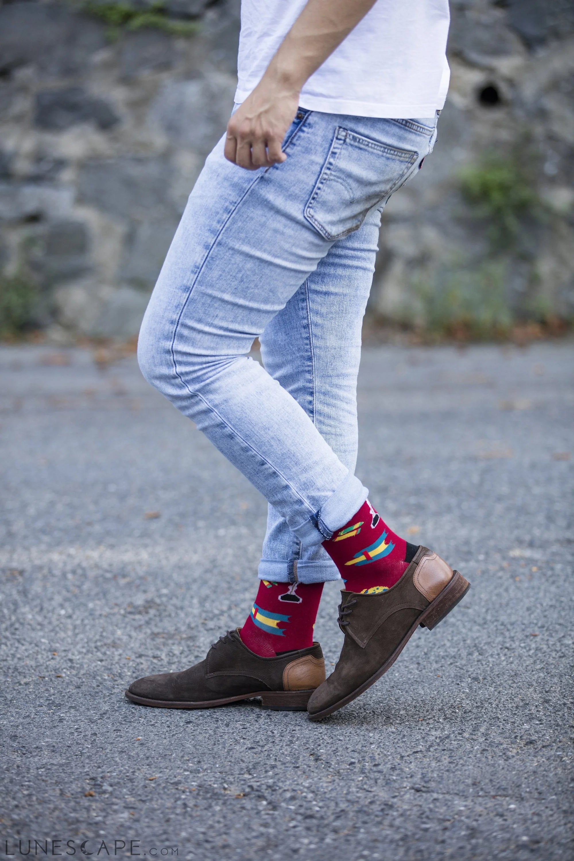 Men's Arts & Science Socks LUNESCAPE