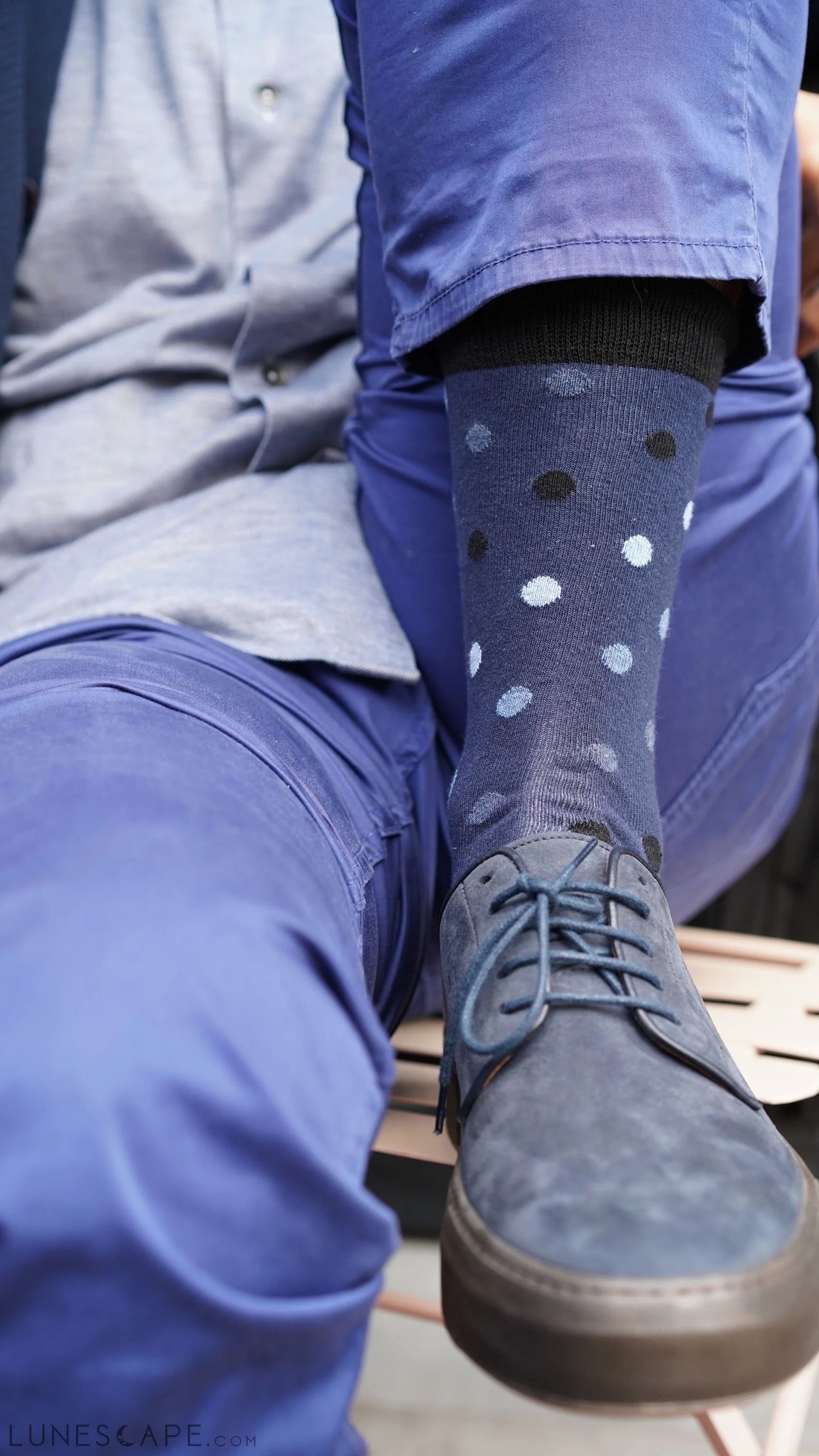 Men's Azure Mix Set Socks LUNESCAPE