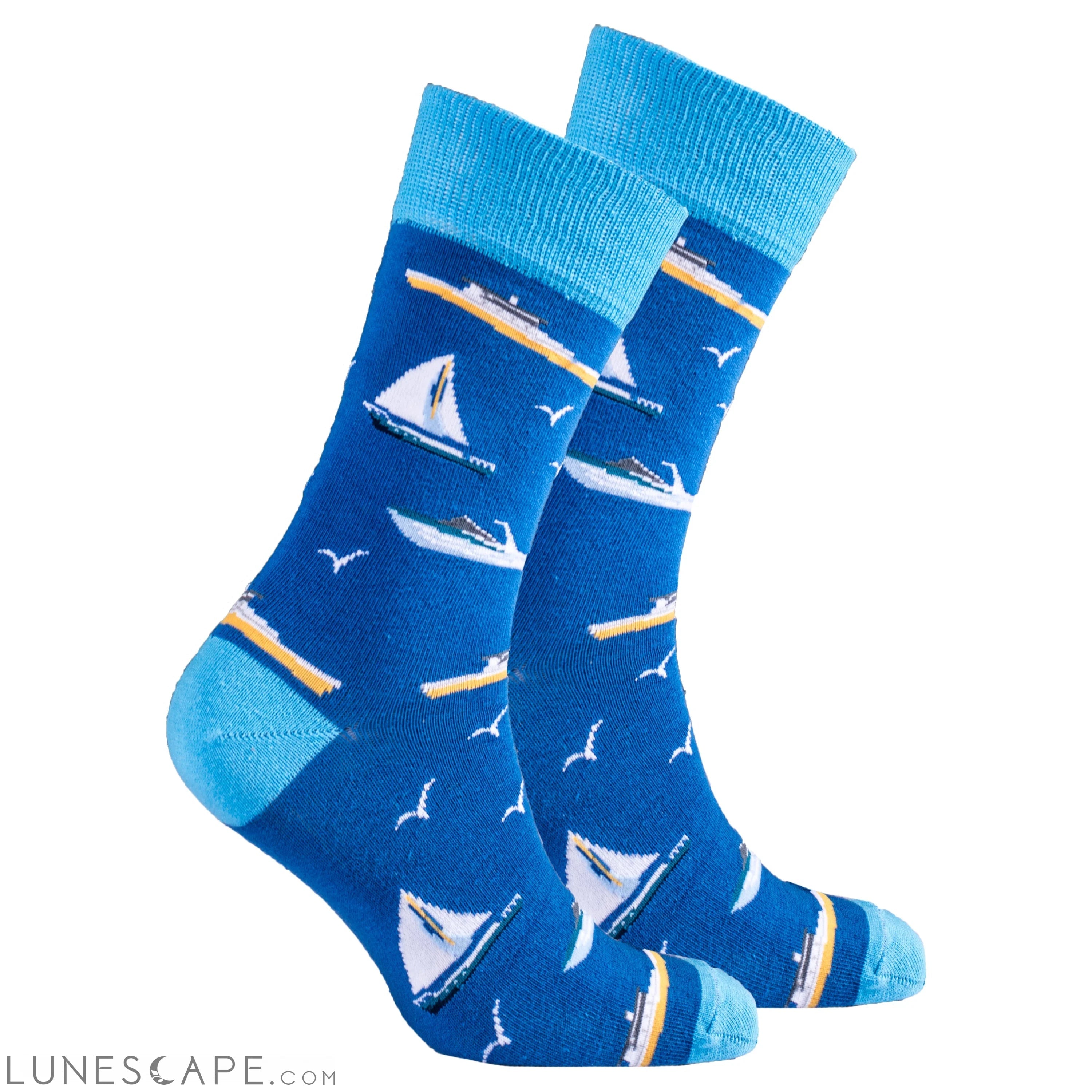 Men's Boats Socks LUNESCAPE