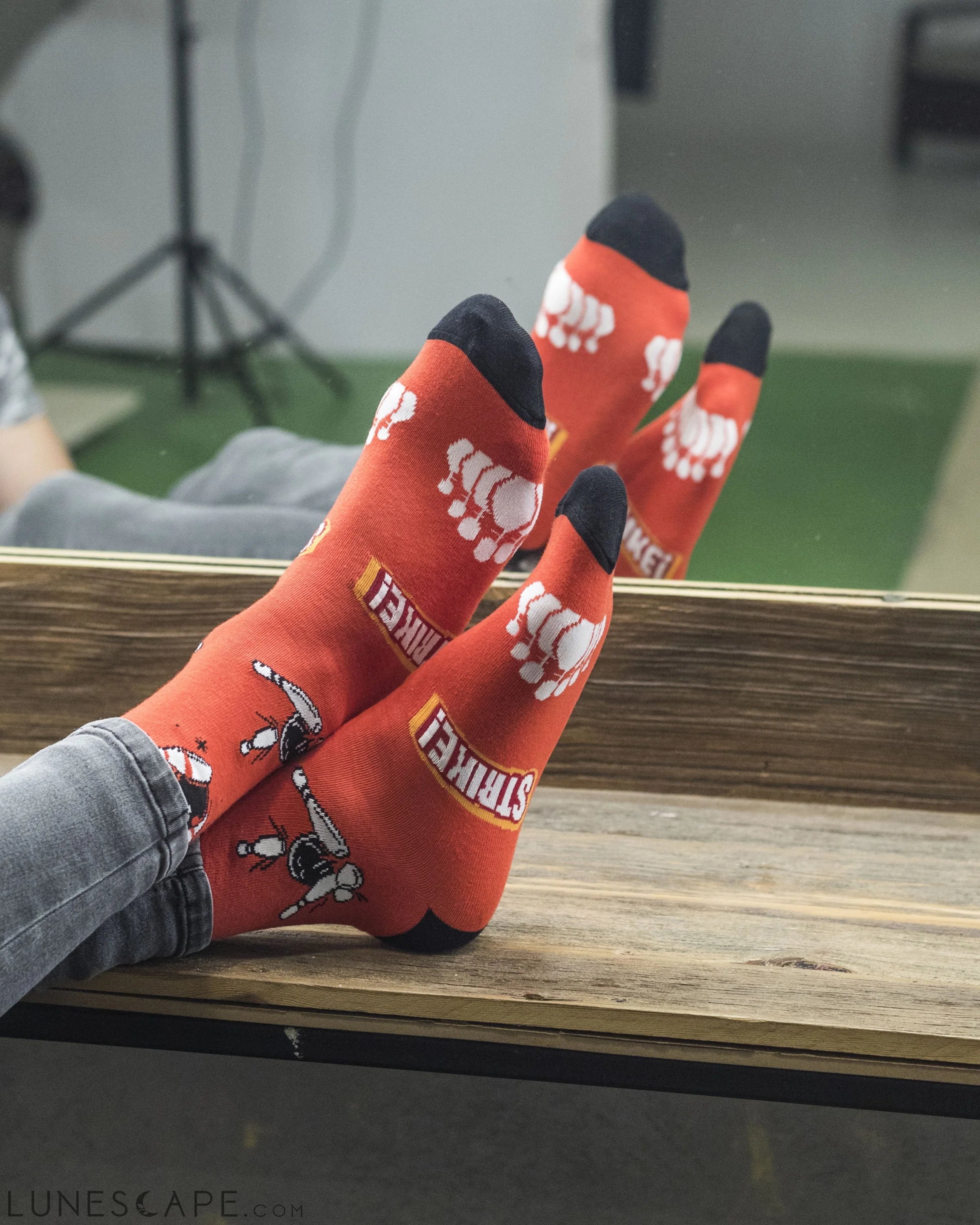 Men's Bowling Socks LUNESCAPE