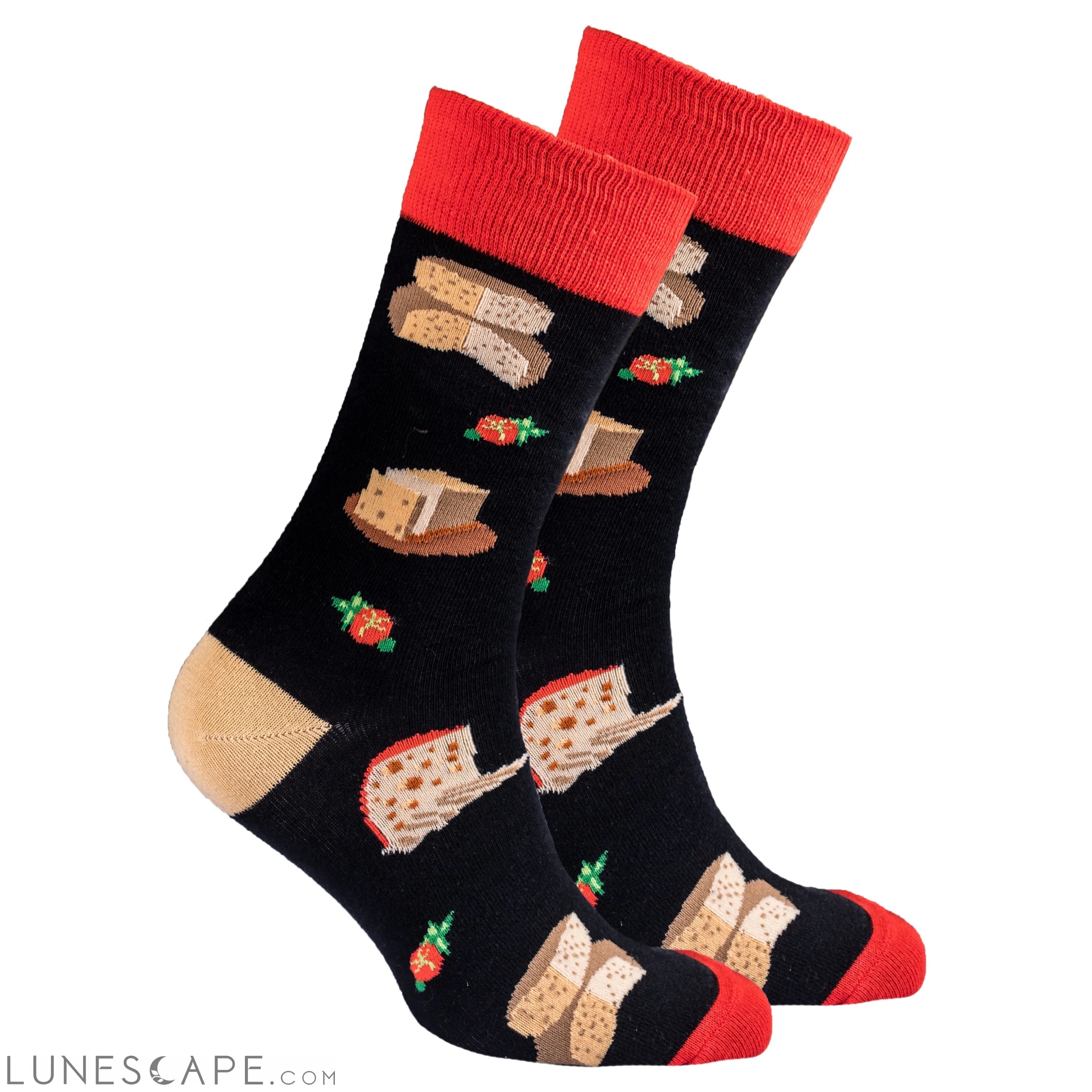 Men's Cheese Socks LUNESCAPE