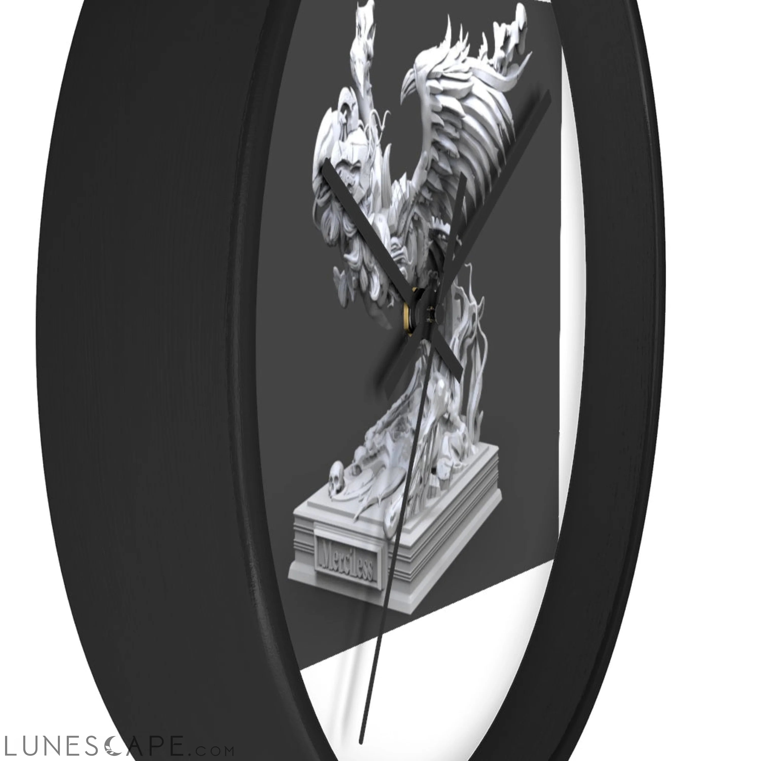 Merciless the Flaming SkyBird Wall clock LUNESCAPE