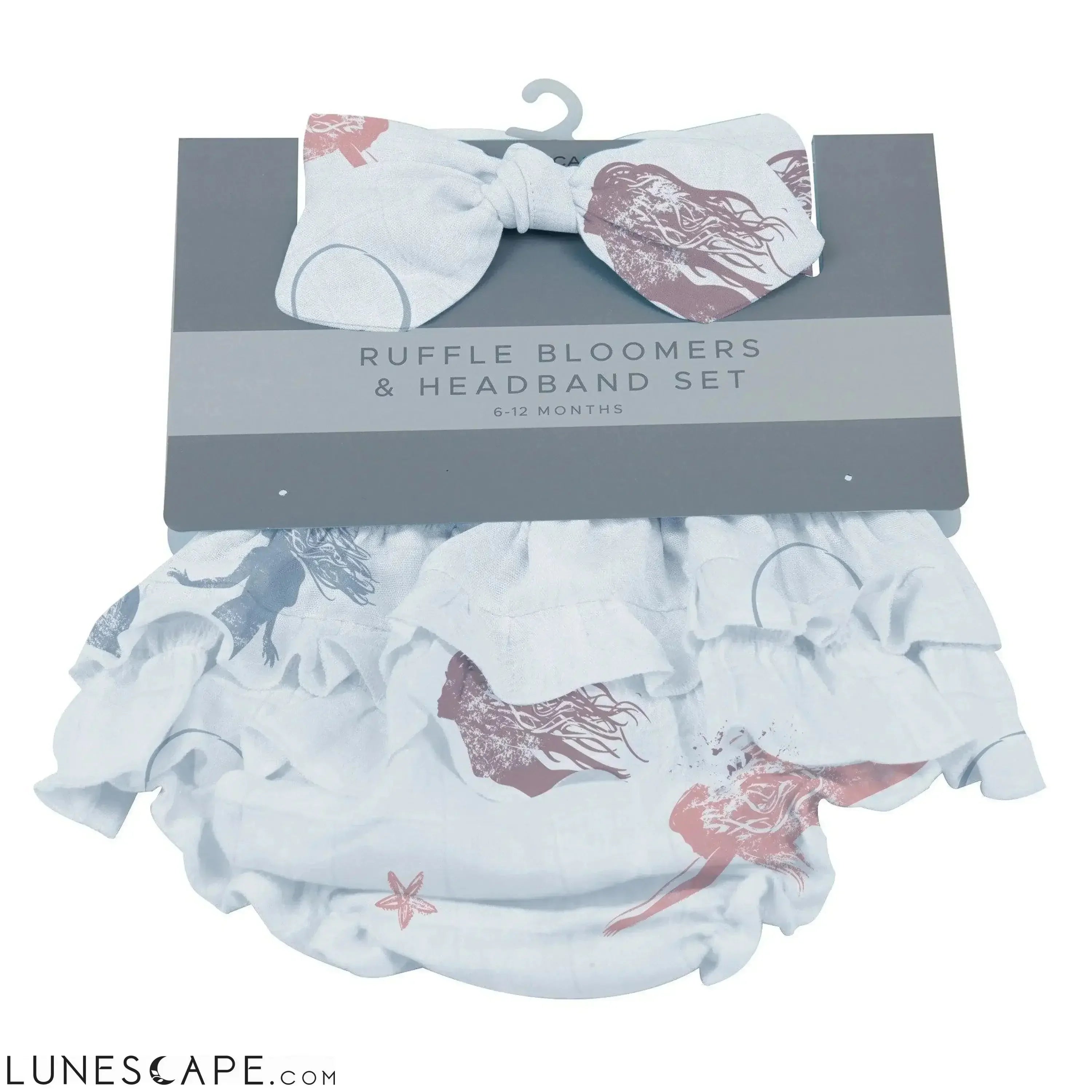Mermaids Ruffle Bloomers and Headband Set LUNESCAPE