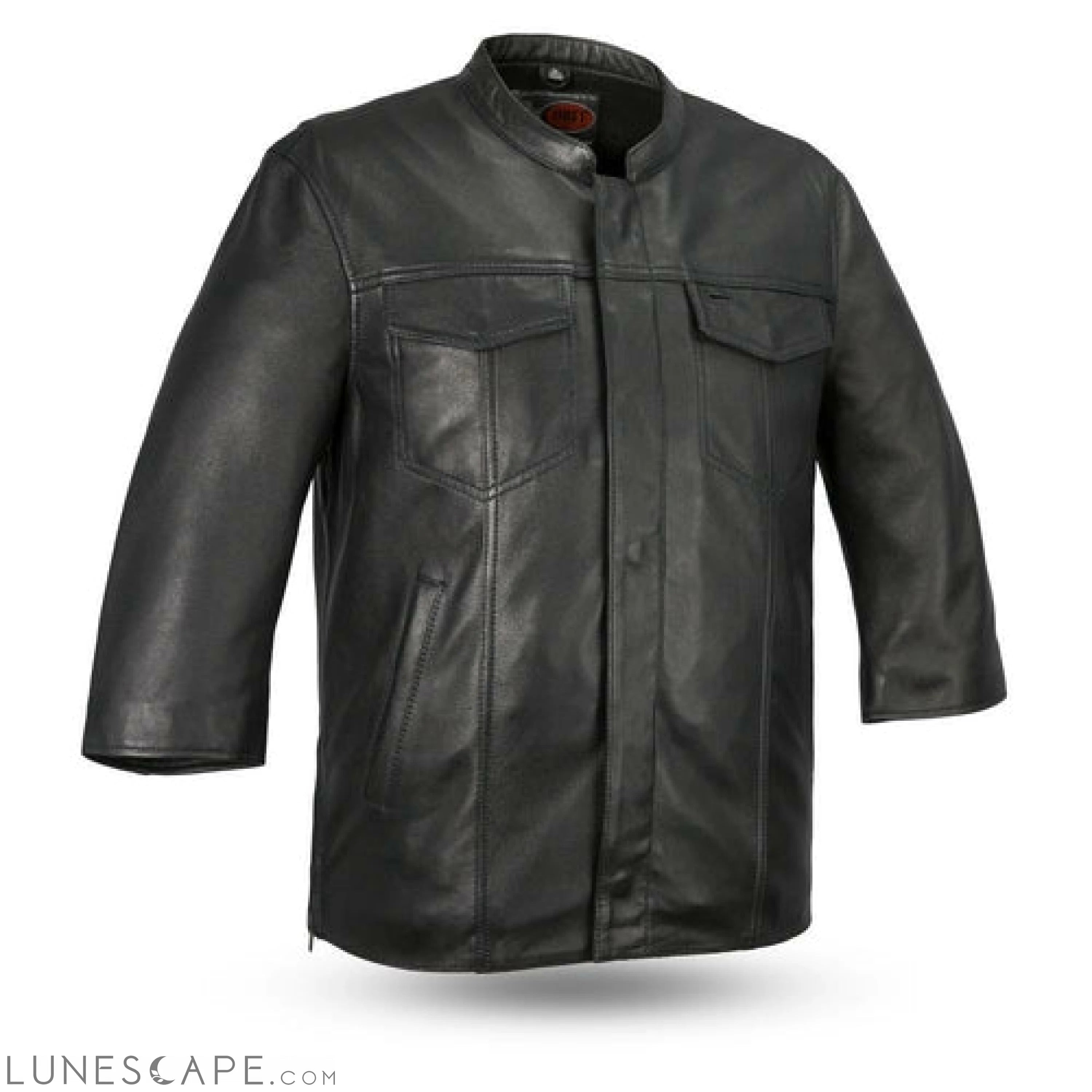 Mesa - Men's Motorcycle Leather Shirt LUNESCAPE