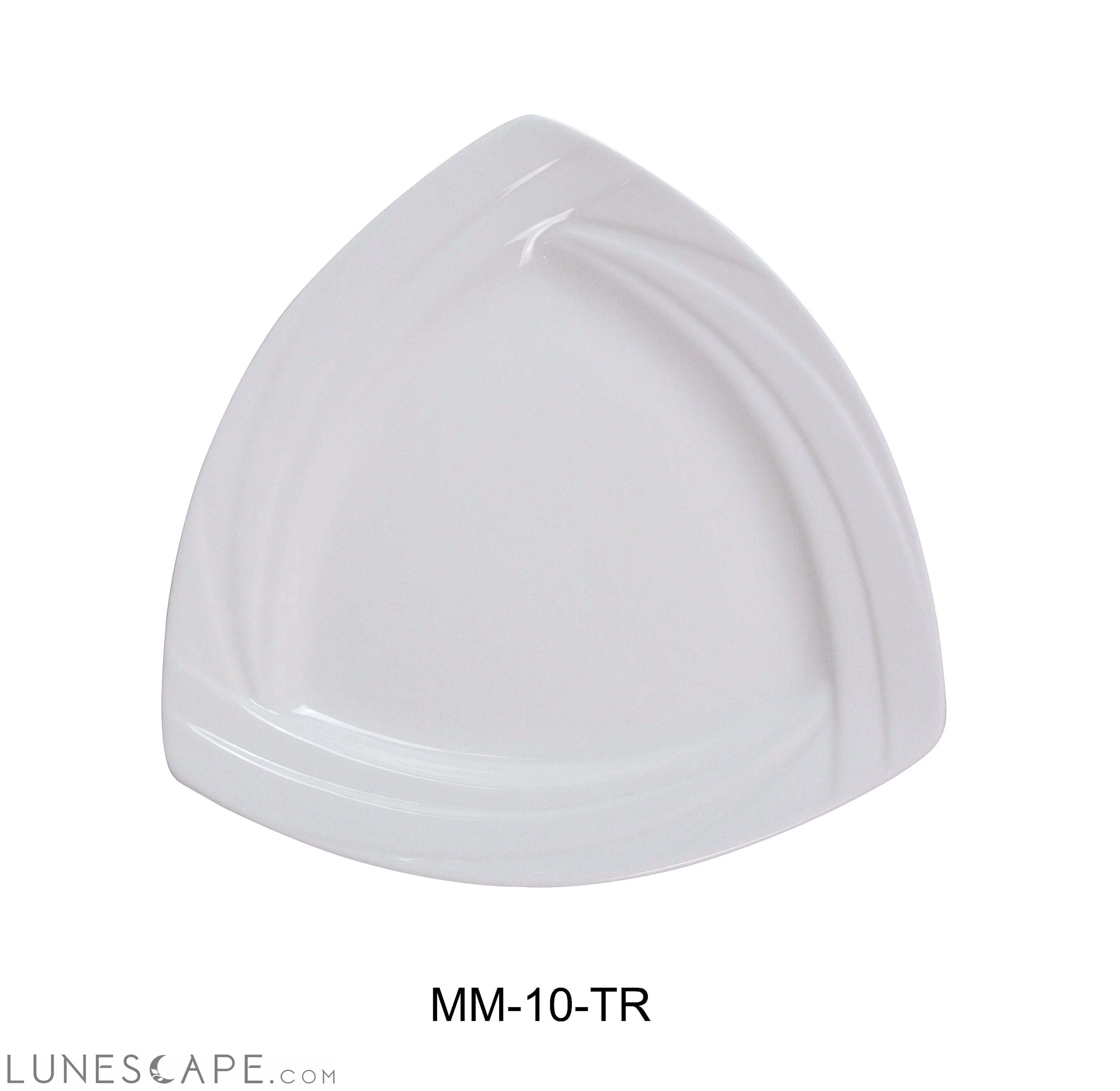 Miami 10" Triangle Dinner Plate LUNESCAPE