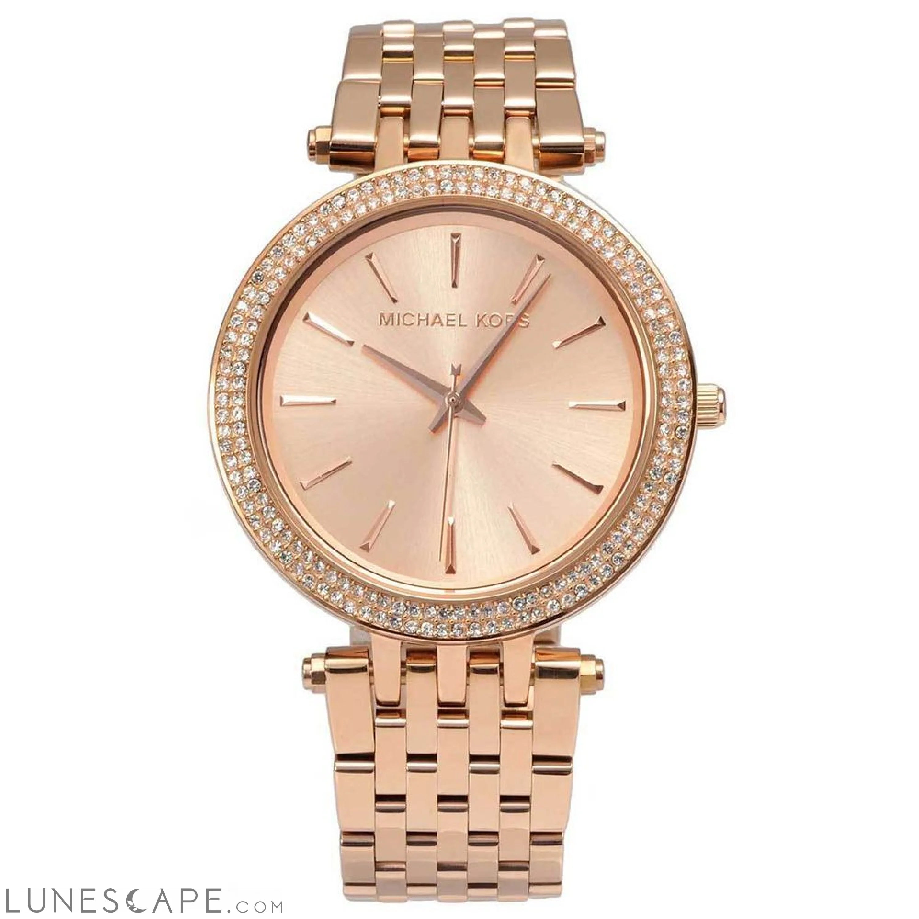 Michael Kors Rose Gold Steel Watch LUNESCAPE