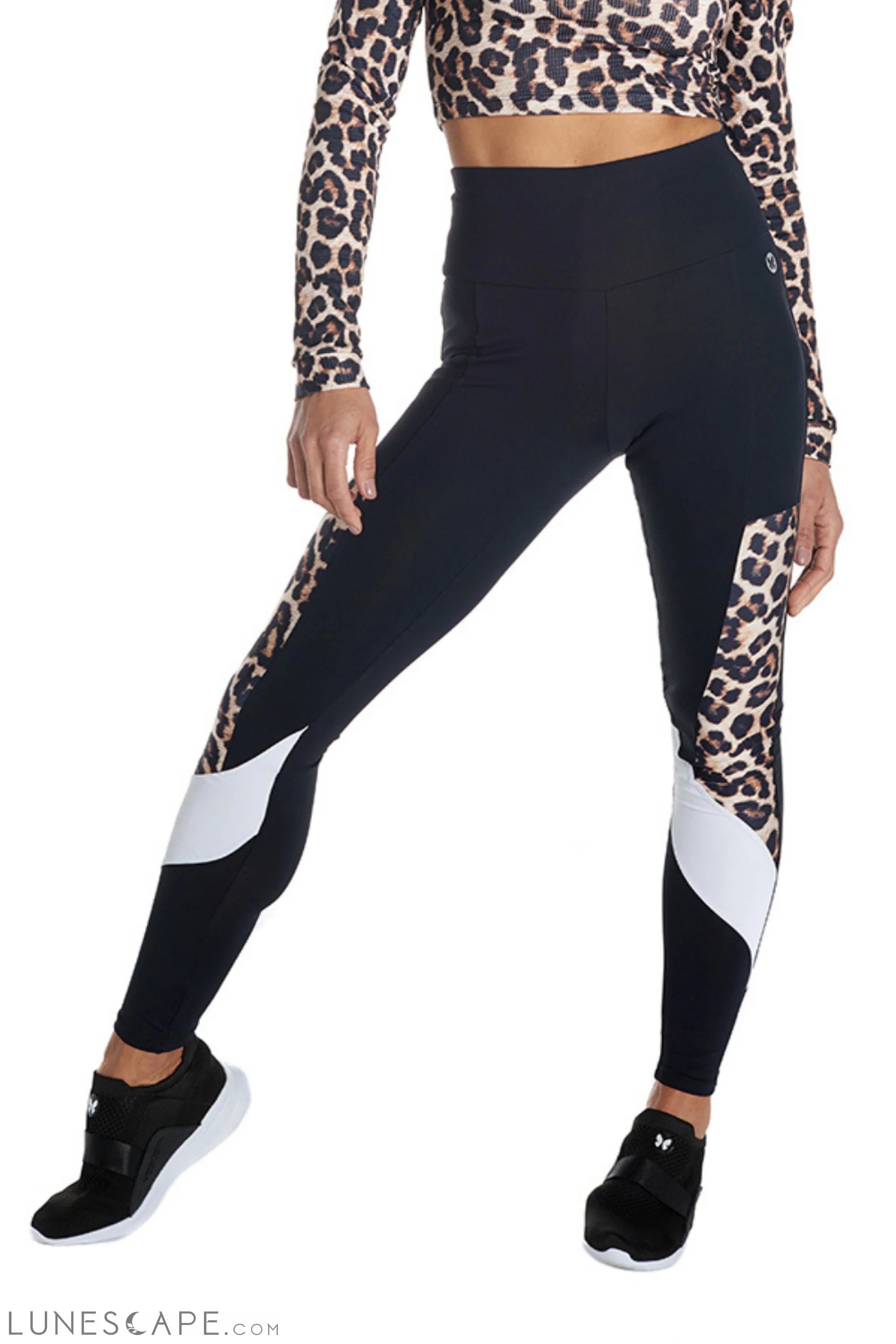 Midnight Animal Leopard Print Inspired Legging LUNESCAPE