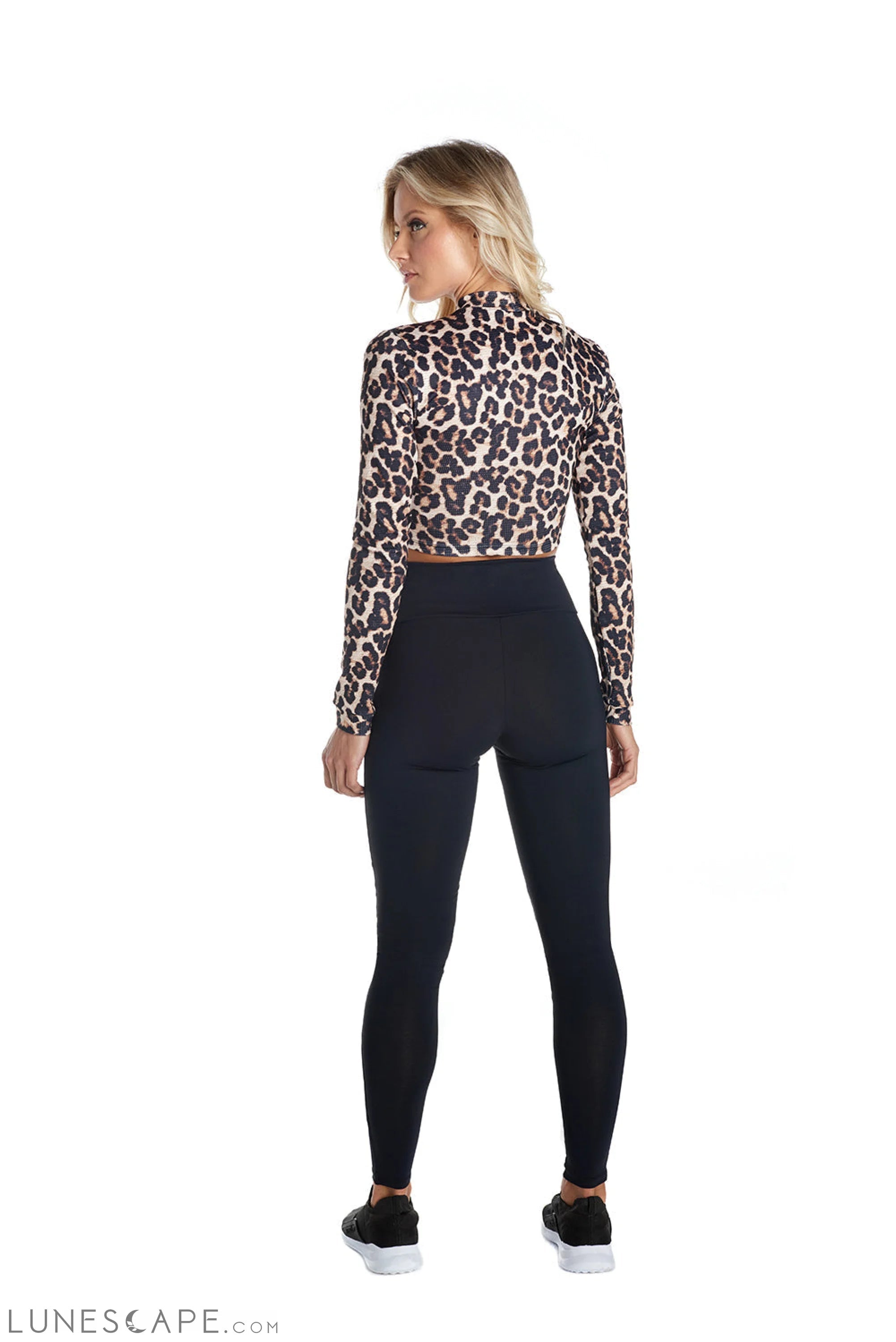 Midnight Animal Leopard Print Inspired Legging LUNESCAPE