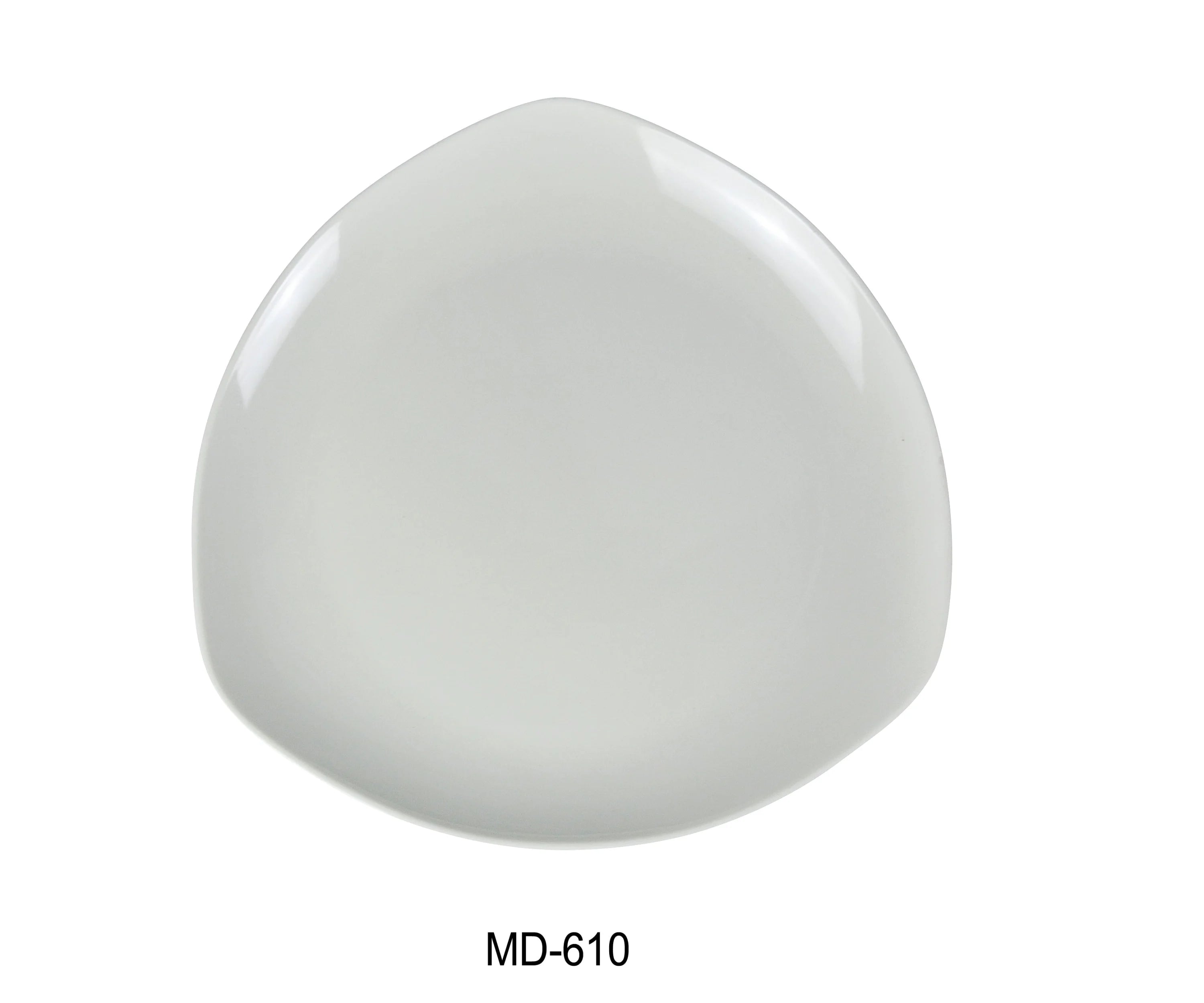 Milando 10"  Triangle Coupe Dinner Plate LUNESCAPE