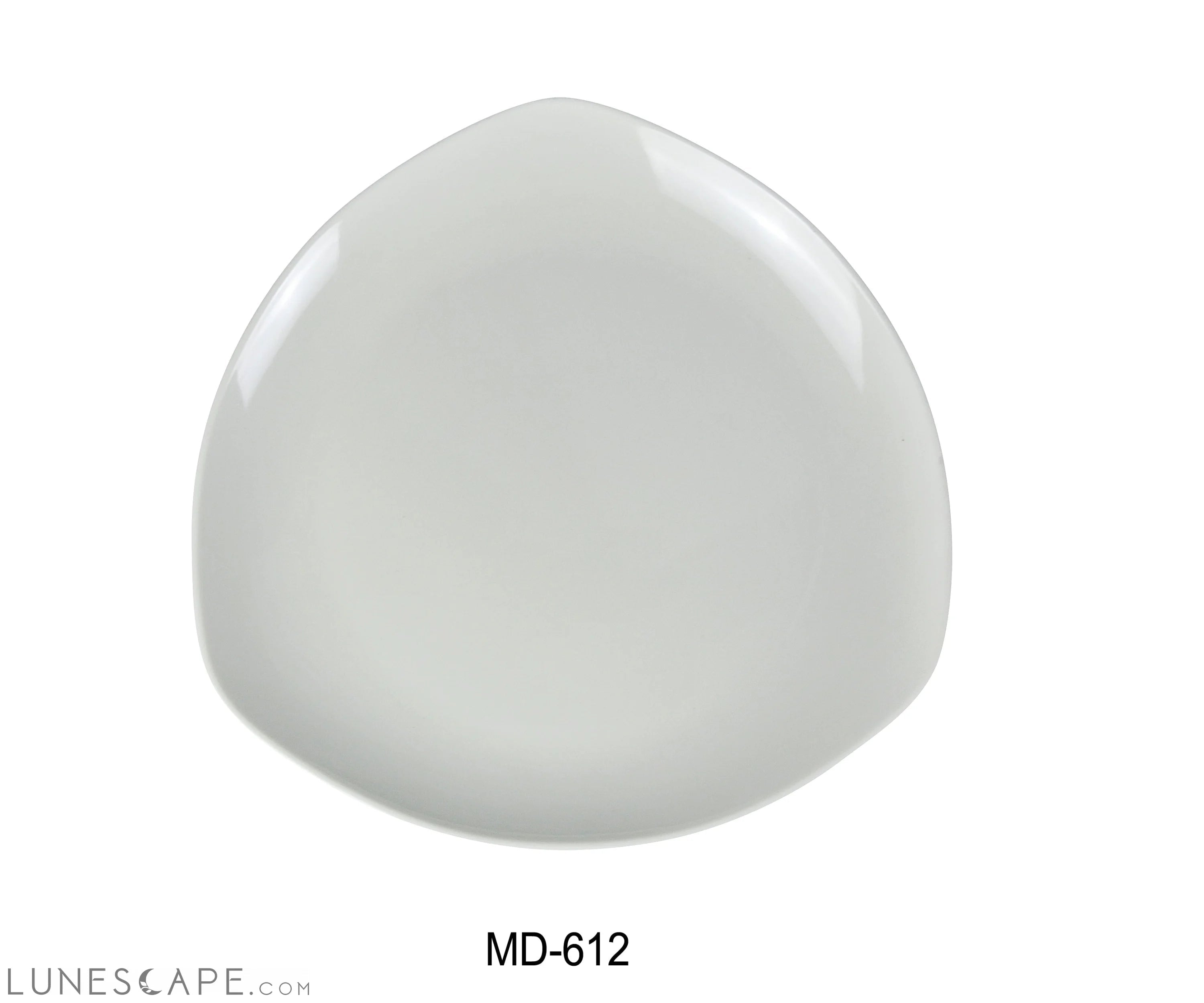 Milando 12" Triangle Coupe Dinner Plate LUNESCAPE