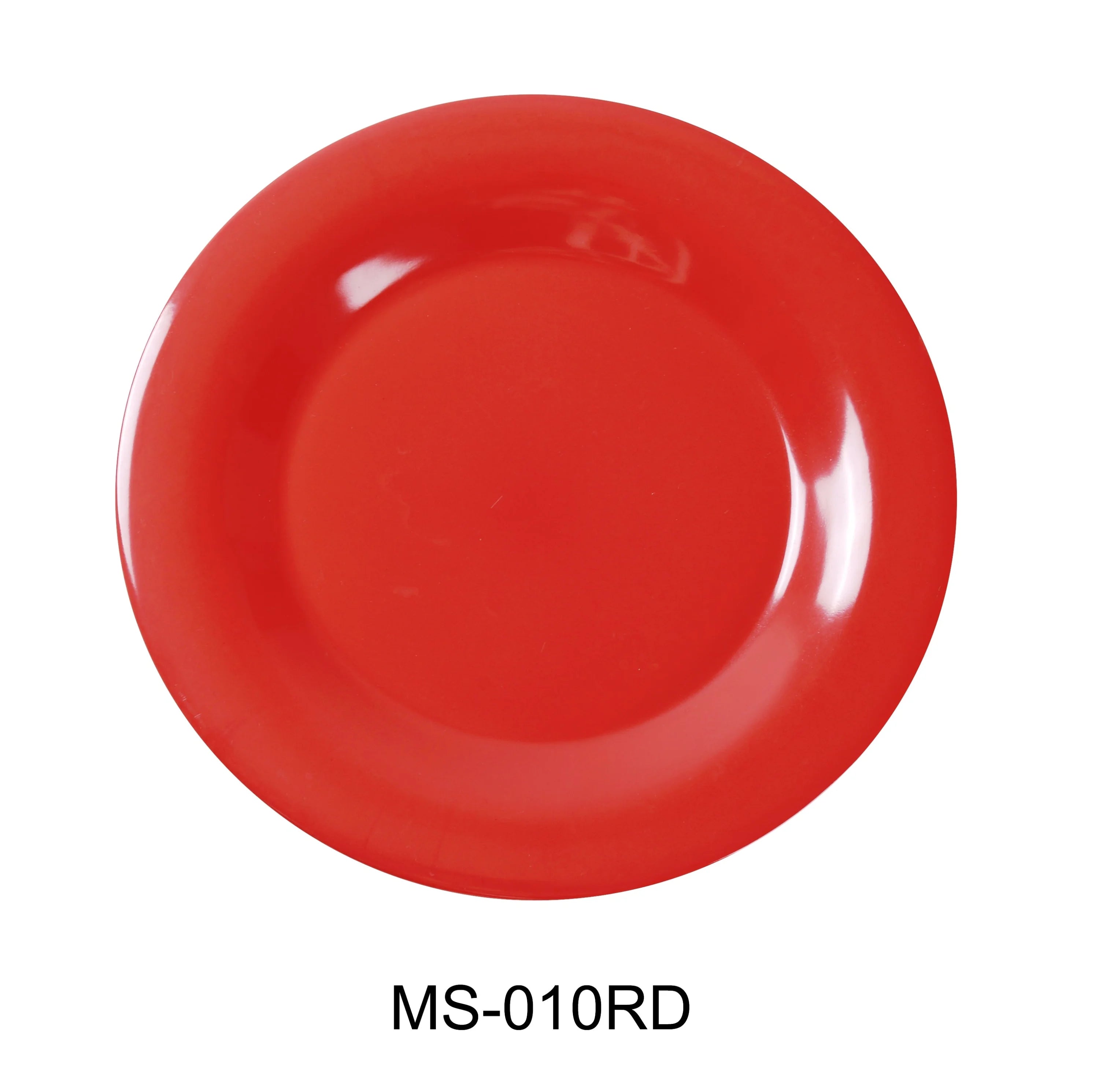 Mile Stone Wide Rim Round Dinner Plate LUNESCAPE