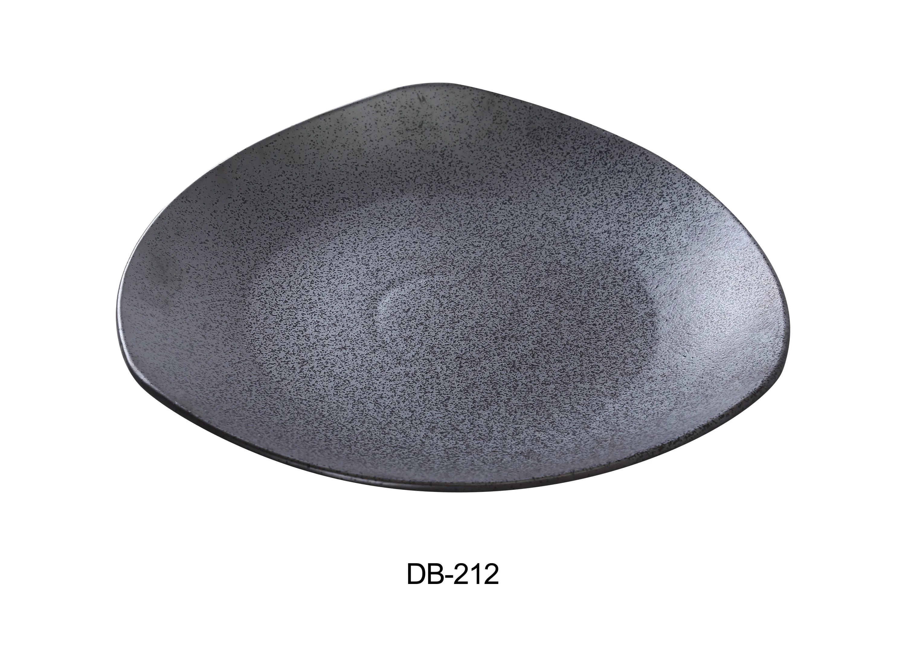 Mile Stone Wide Rim Round Dinner Dinner Plate LUNESCAPE